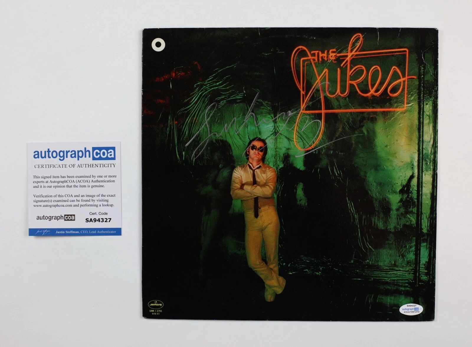 SOUTHSIDE JOHNNY SIGNED AUTOGRAPH VINYL RECORD ALBUM ACOA COA SPRINGSTEEN