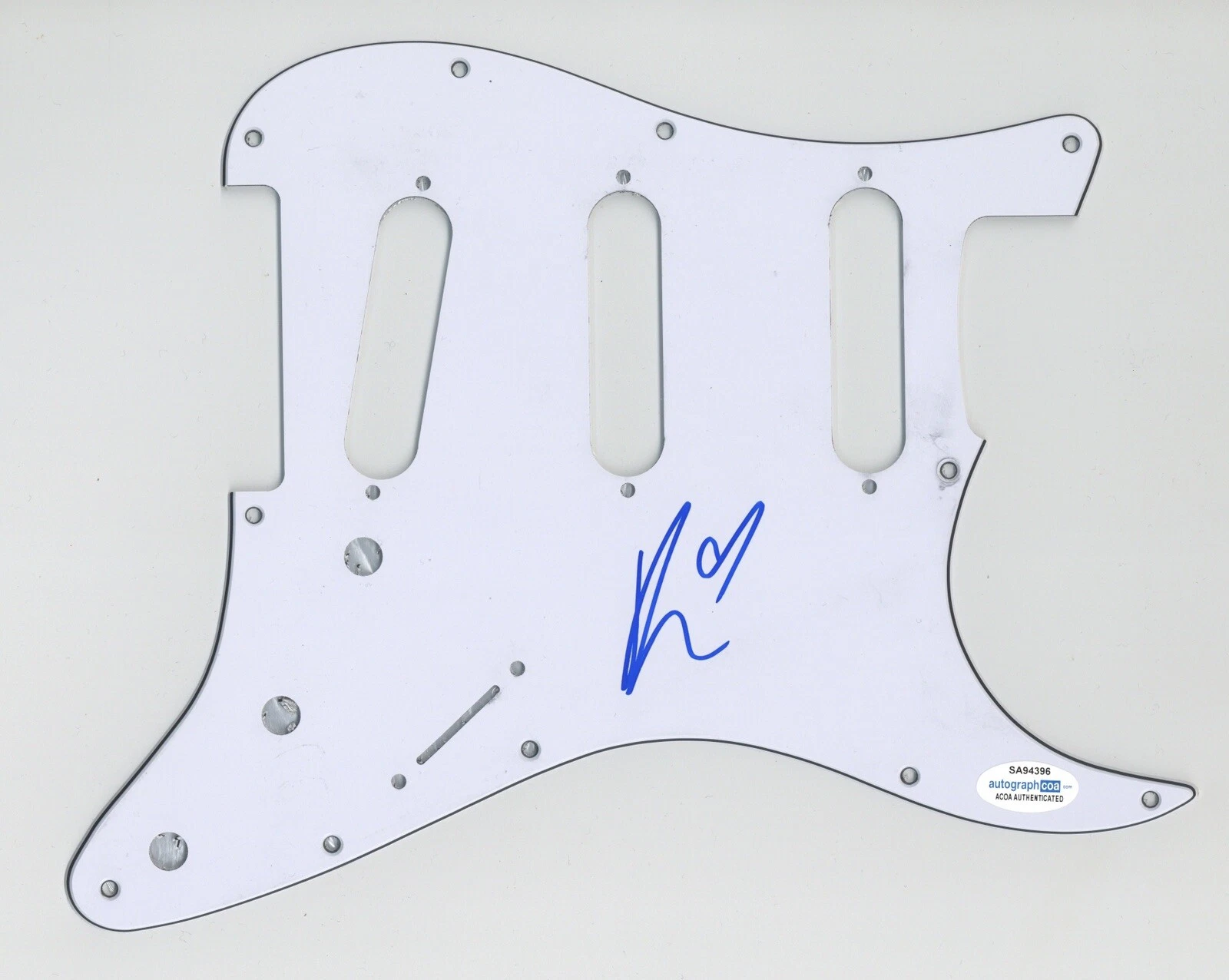 BEA MILLER POP STAR SIGNED AUTOGRAPH STRAT GUITAR PICKGUARD ACOA COA XFACTOR
