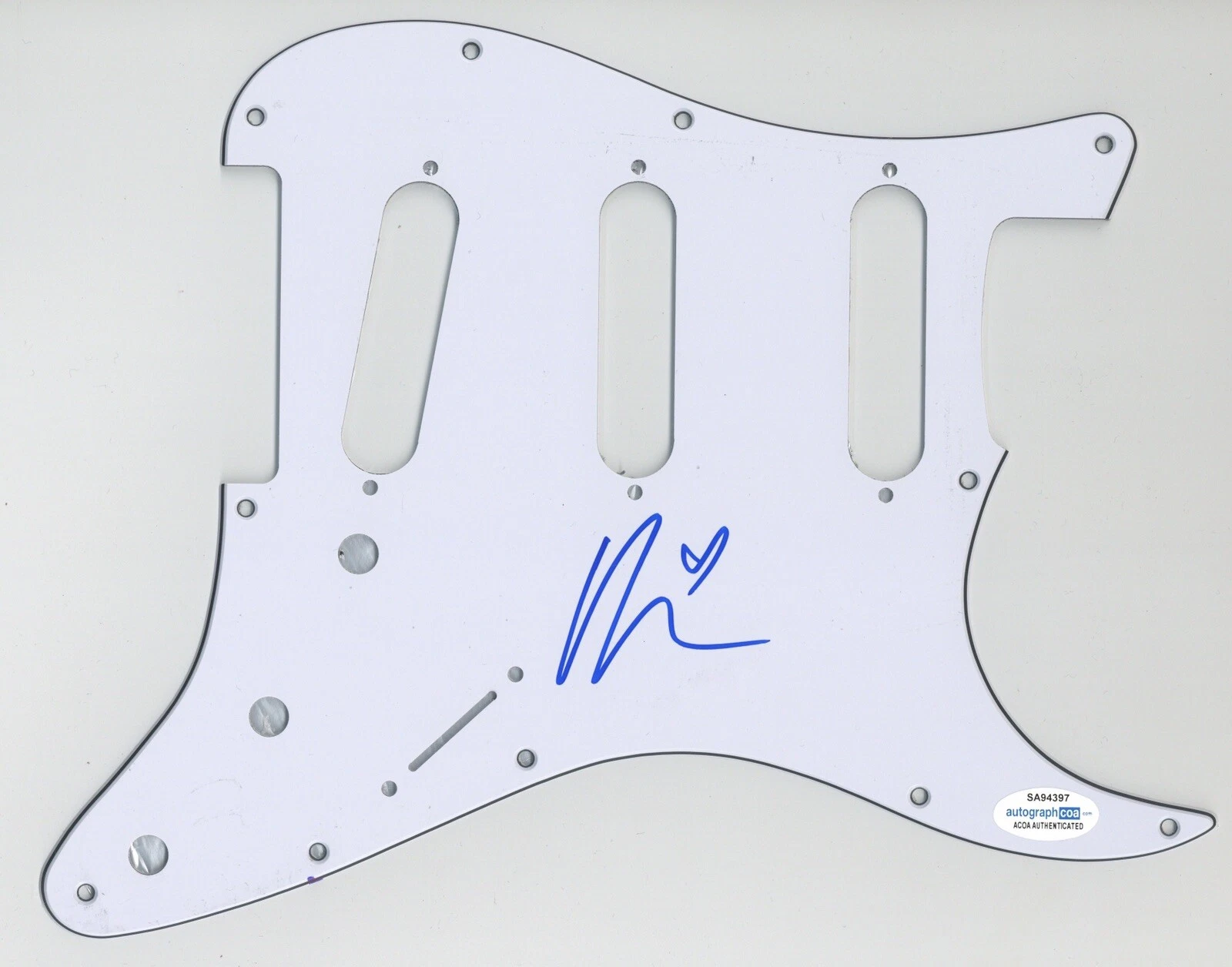 BEA MILLER POP STAR SIGNED AUTOGRAPH STRAT GUITAR PICKGUARD ACOA COA XFACTOR
