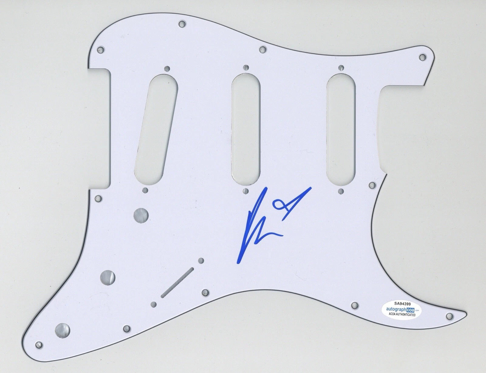 BEA MILLER POP STAR SIGNED AUTOGRAPH STRAT GUITAR PICKGUARD ACOA COA XFACTOR