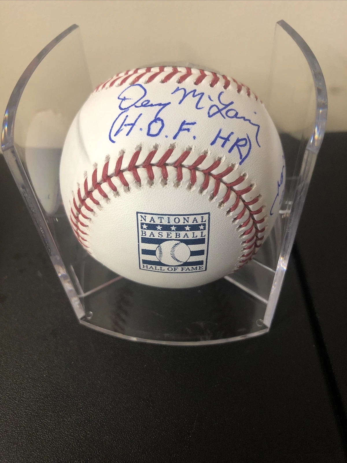 DETROIT TIGERS- DENNY MCLAIN SIGNED AUTOGRAPH HOF BASEBALL ROMLB TRISTAR COA