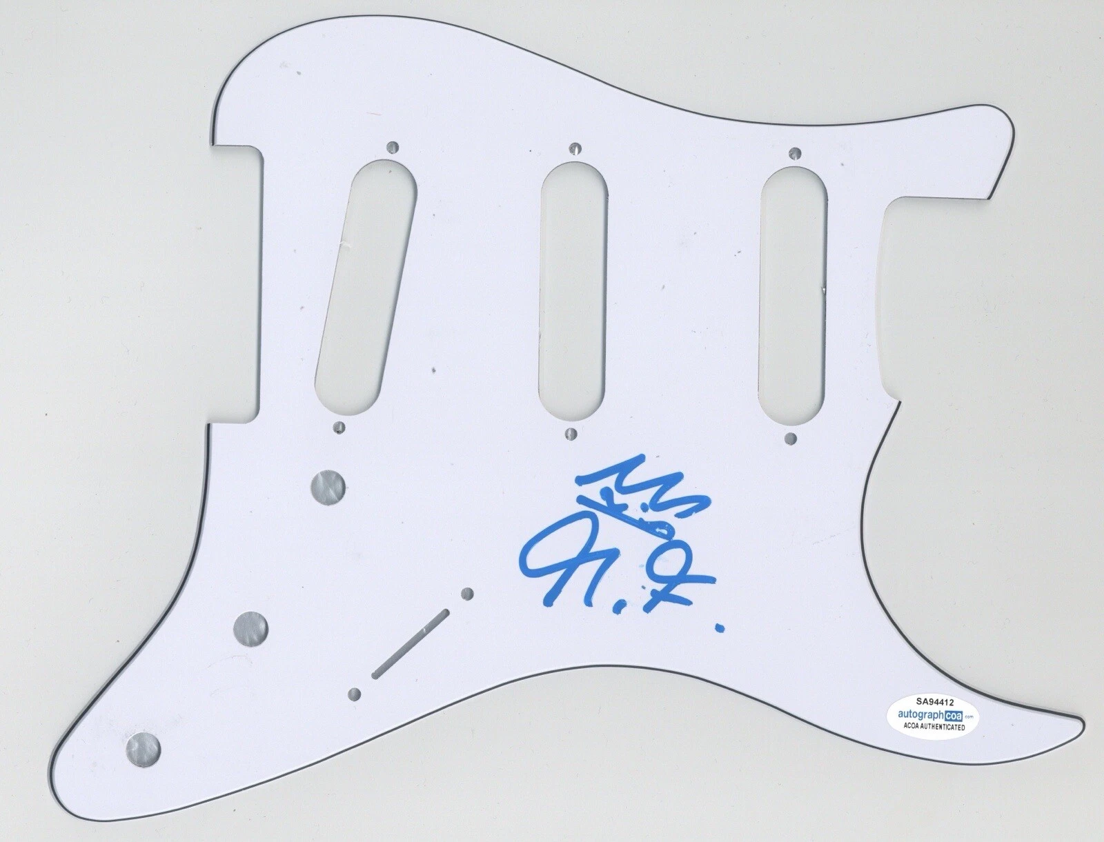 CHRISTONE KINGFISH INGRAM SIGNED AUTOGRAPH STRAT GUITAR PICKGUARD ACOA COA BLUES