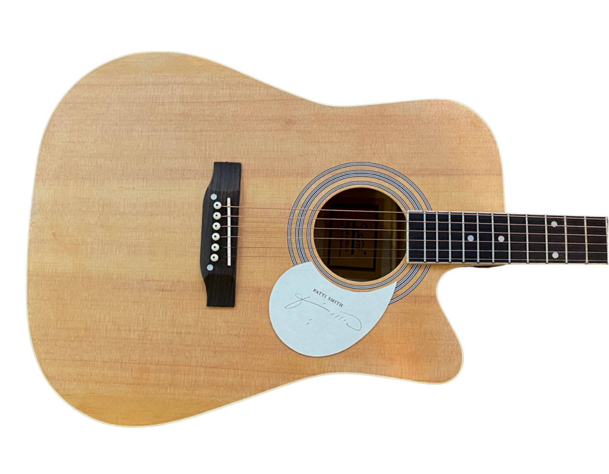 Patti Smith Signed Autographed Full Size Acoustic Guitar ACOA COA