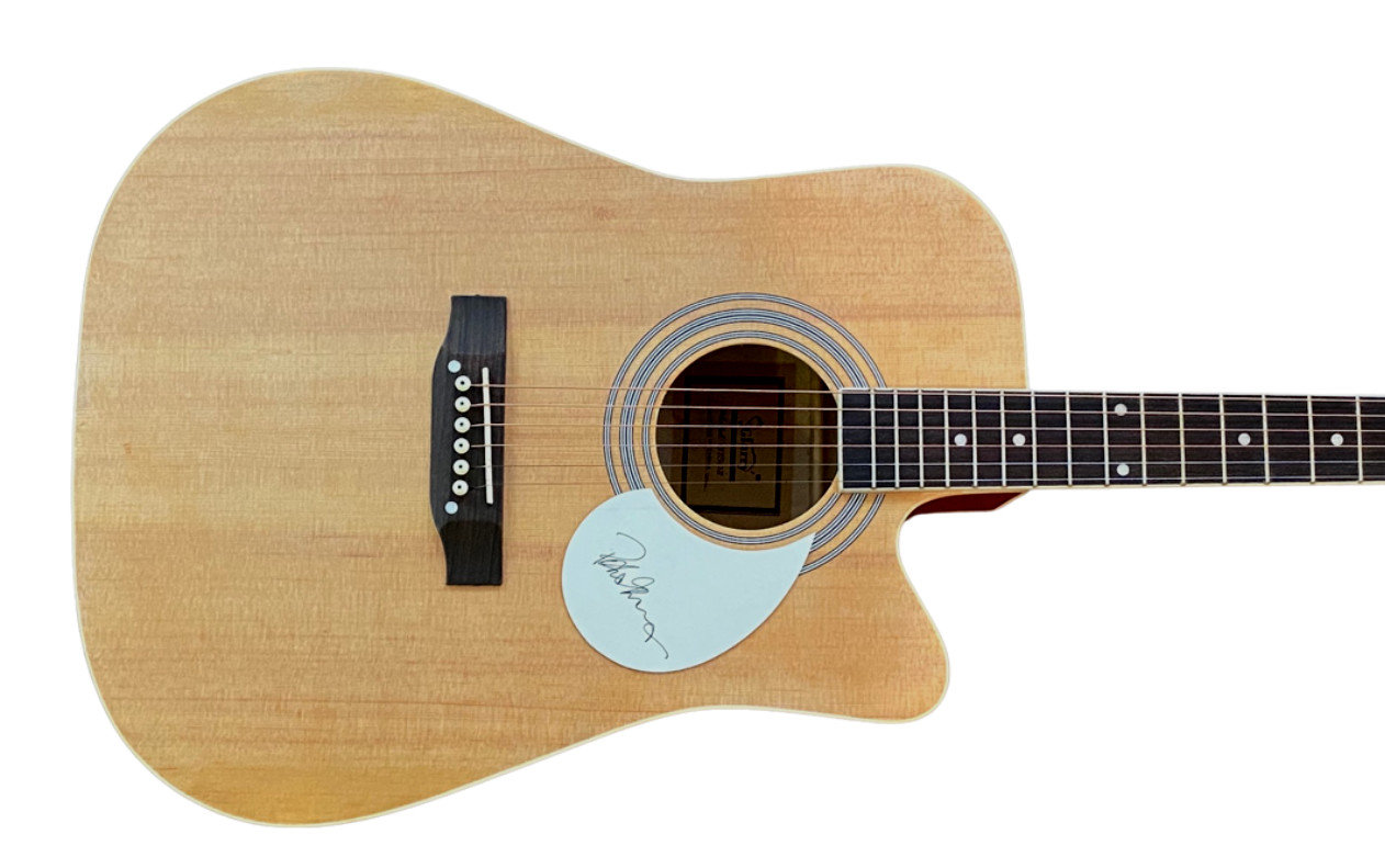 Peter Frampton Signed Autographed Full Size Acoustic Guitar ACOA COA