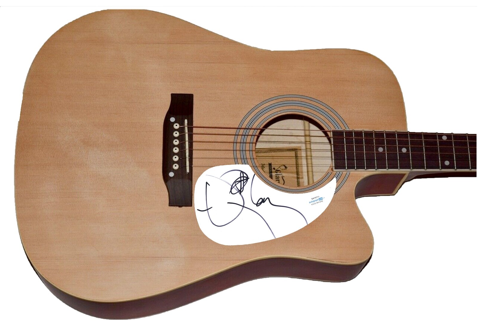 Danny Carey Signed Autographed Full Size Acoustic Guitar TOOL ACOA COA