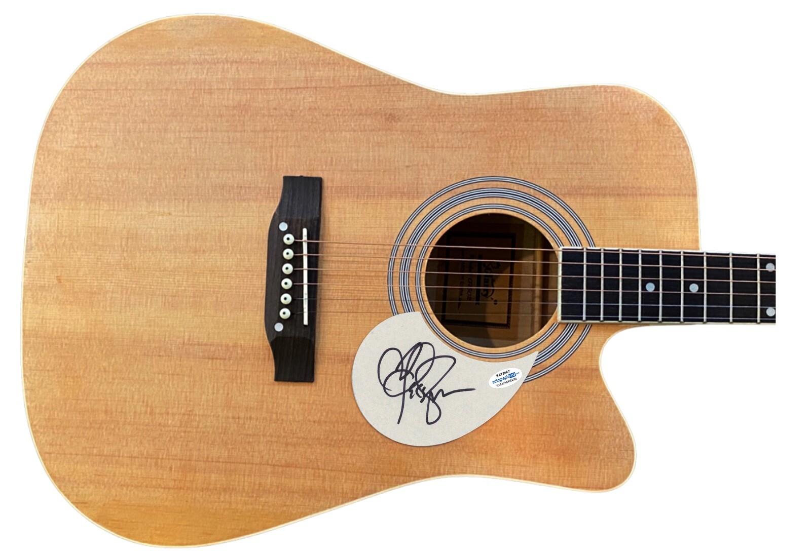 Jessica Simpson Signed Autographed Full Size Acoustic Guitar ACOA COA