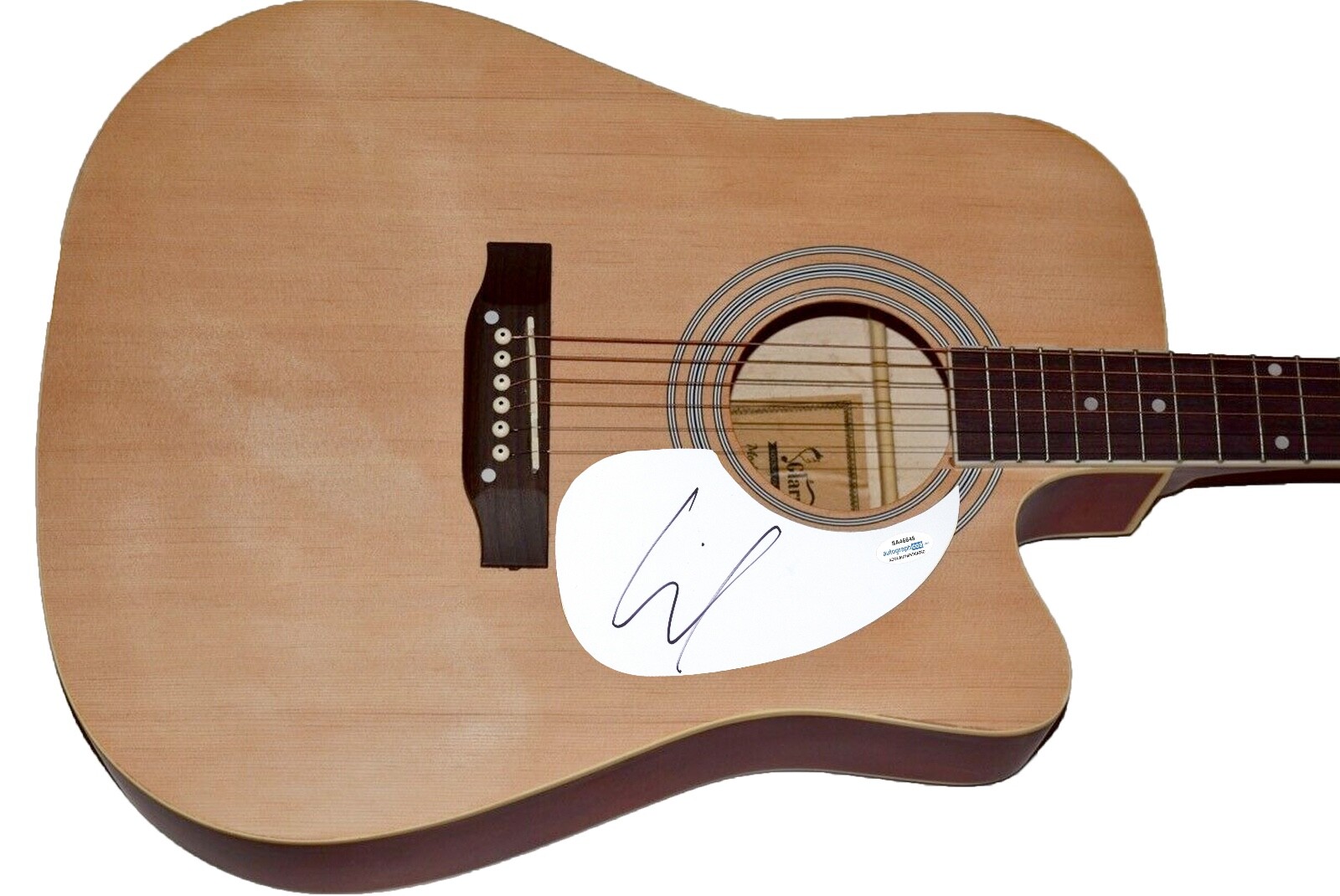 Camila Cabello Signed Autograph Full Size Acoustic Guitar Fifth Harmony ACOA COA