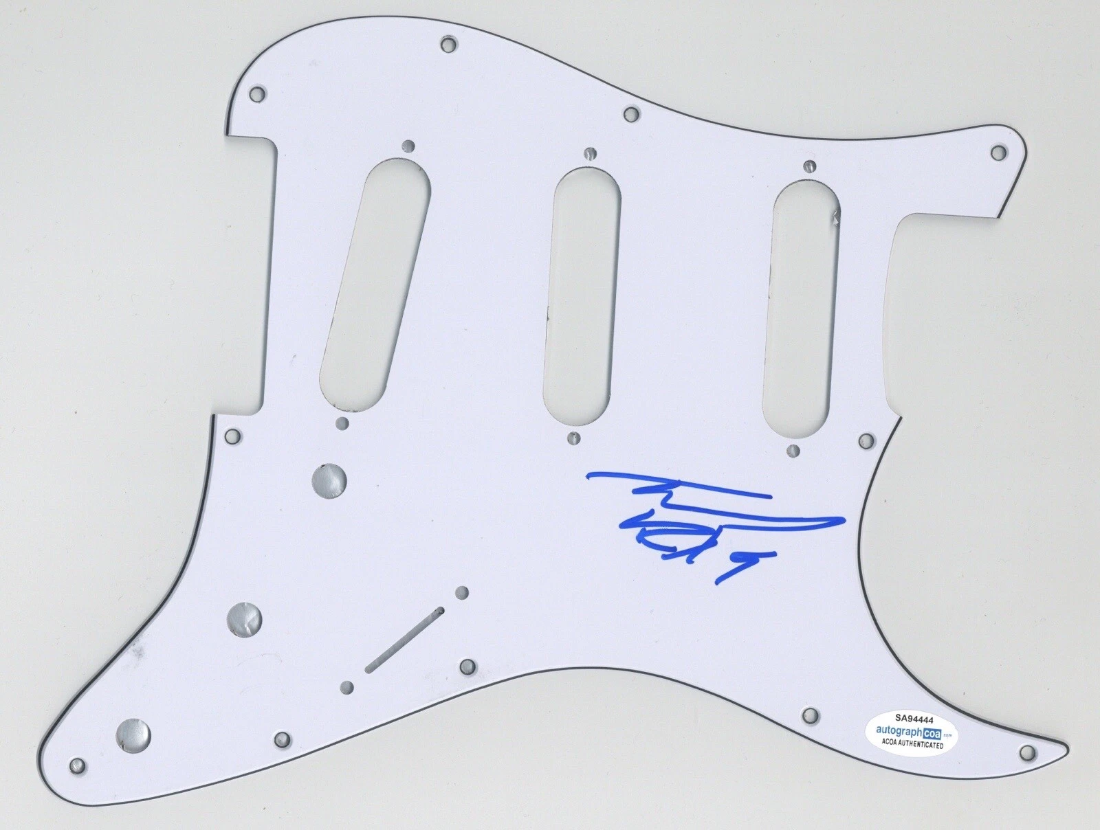 TOMMY VEXT BAD WOLVES SIGNED AUTOGRAPH STRAT PICKGUARD GUITAR ACOA COA