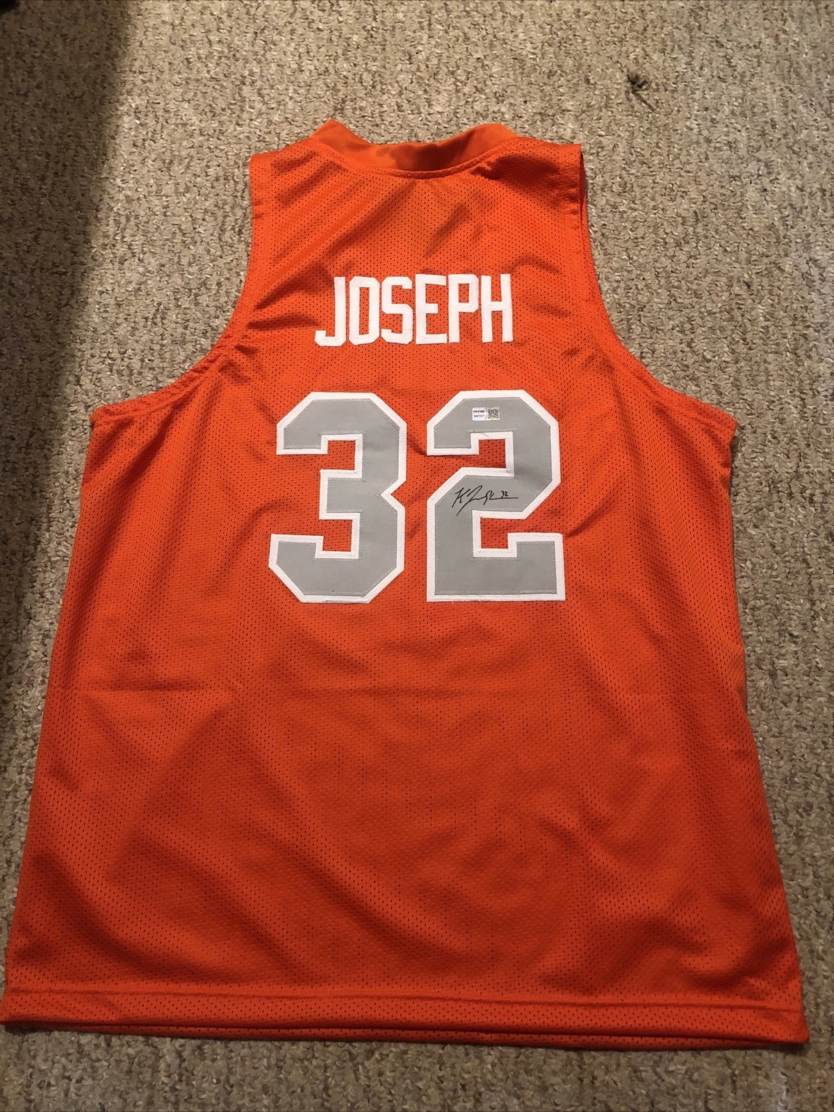 SYRACUSE ORANGE- KRIS JOSEPH SIGNED AUTOGRAPH JERSEY TRISTAR COA CUSE RARE COLLECTIBLE MEMORABILIA