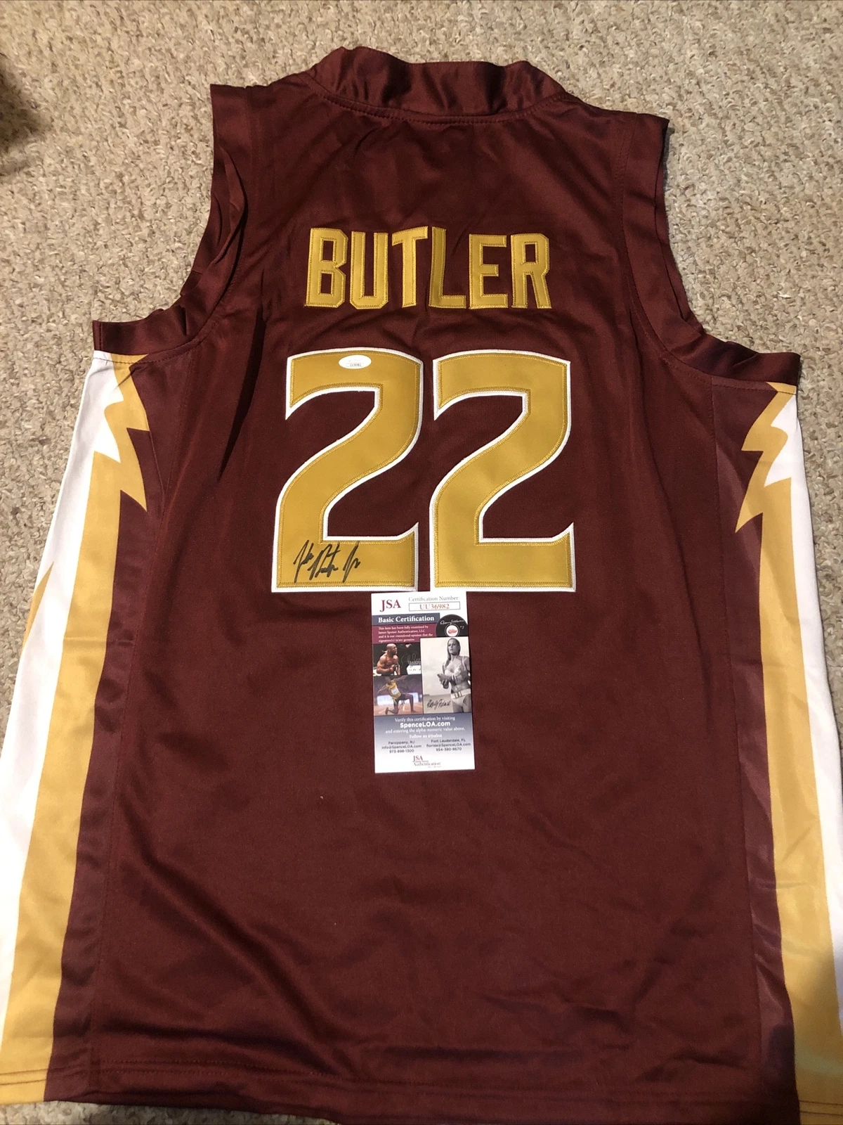 FLORIDA STATE SEMINOLES- JOHN BUTLER SIGNED AUTOGRAPH JERSEY JSA COA NBA