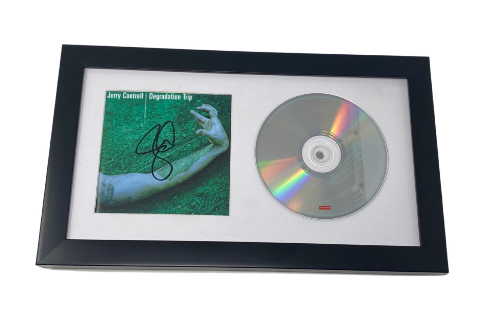 Jerry Cantrell Signed Degradation Trip Framed CD Alice In Chains Beckett COA
