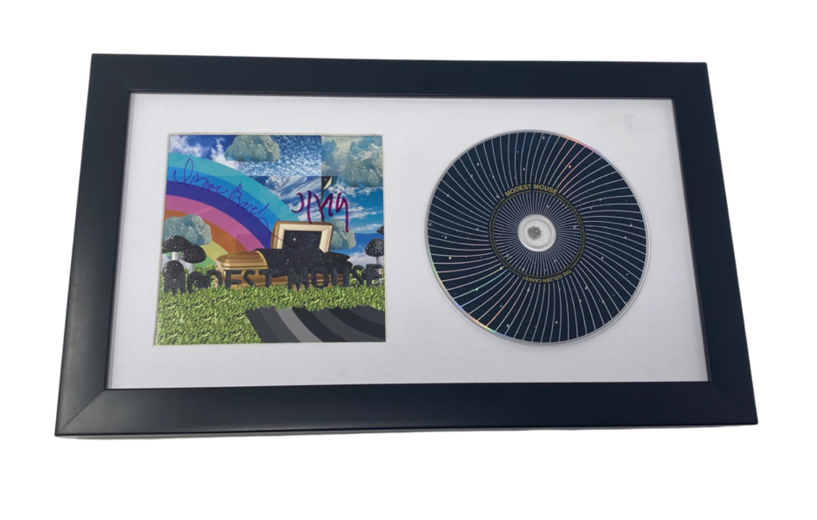 Modest Mouse Signed The Golden Casket Framed CD Display Isaac Brock Beckett COA