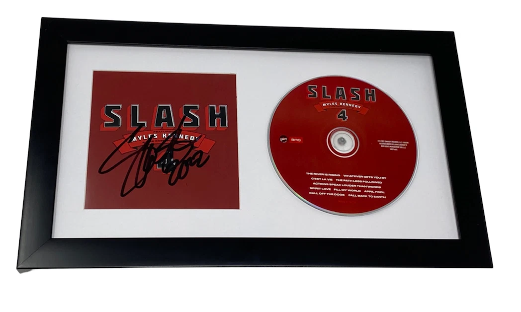 Slash The Conspirators Signed Autograph 4 Framed CD Display Guns N Roses COA