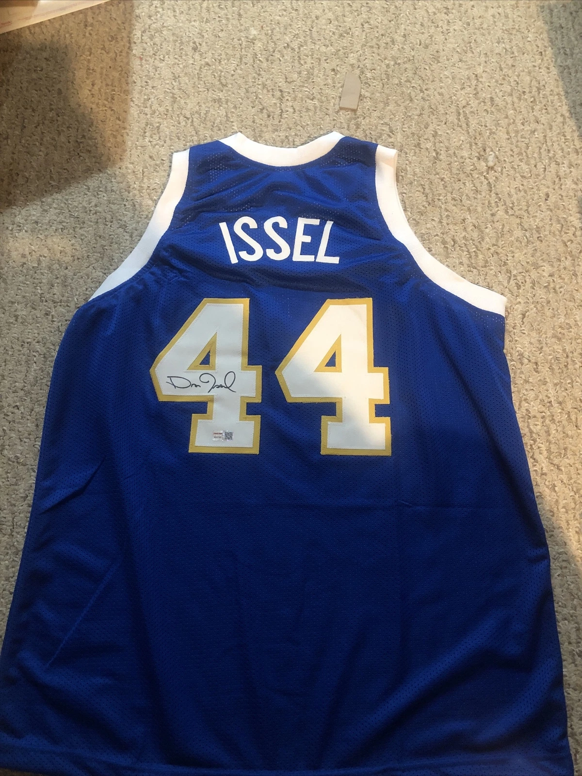 DENVER NUGGETS- DAN ISSEL SIGNED AUTOGRAPH JERSEY TRISTAR COA HOF KENTUCKY
