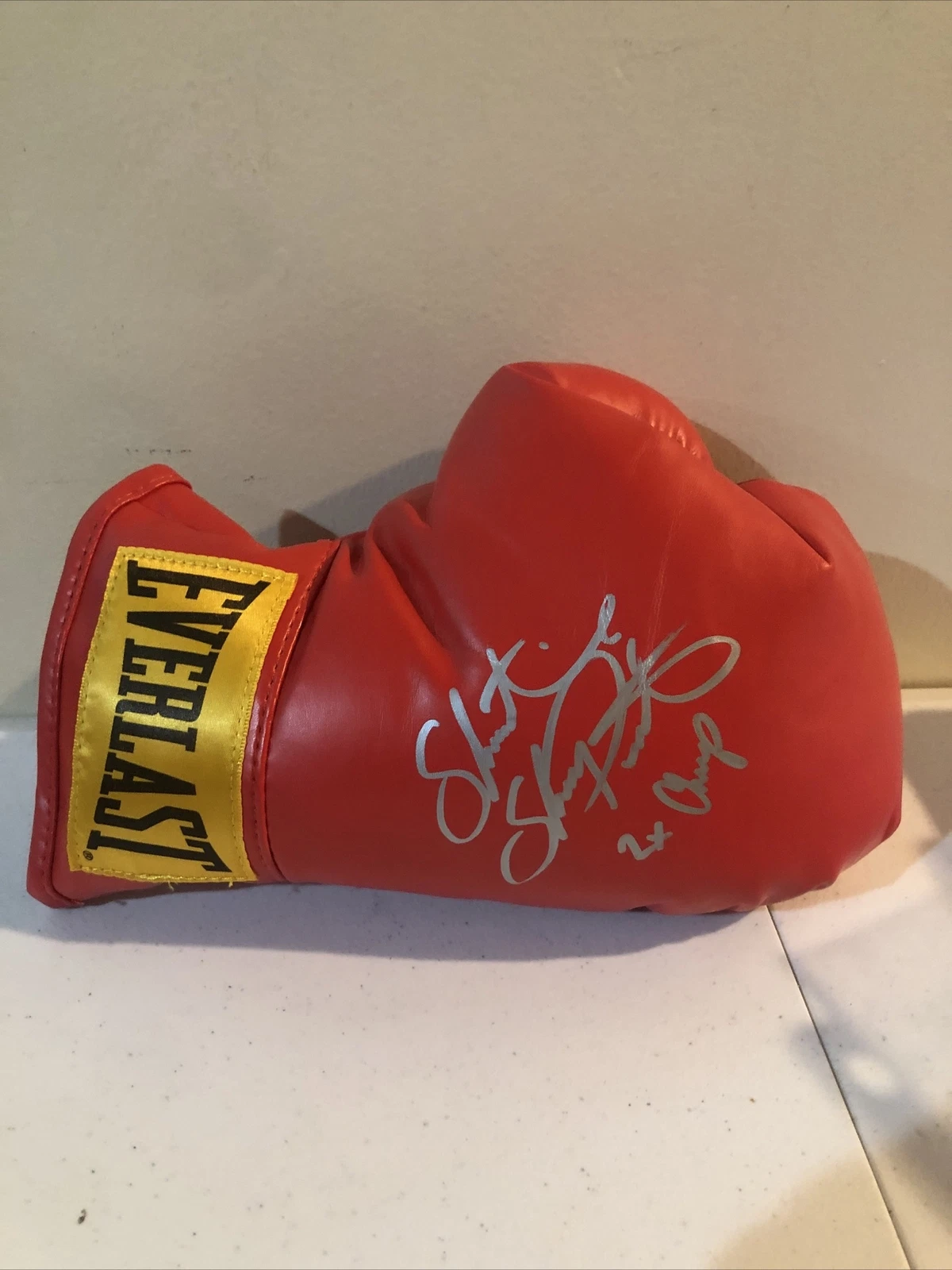 SHOWTIME SHAWN PORTER SIGNED AUTOGRAPH BOXING GLOVE EVERLAST COA 2x CHAMP