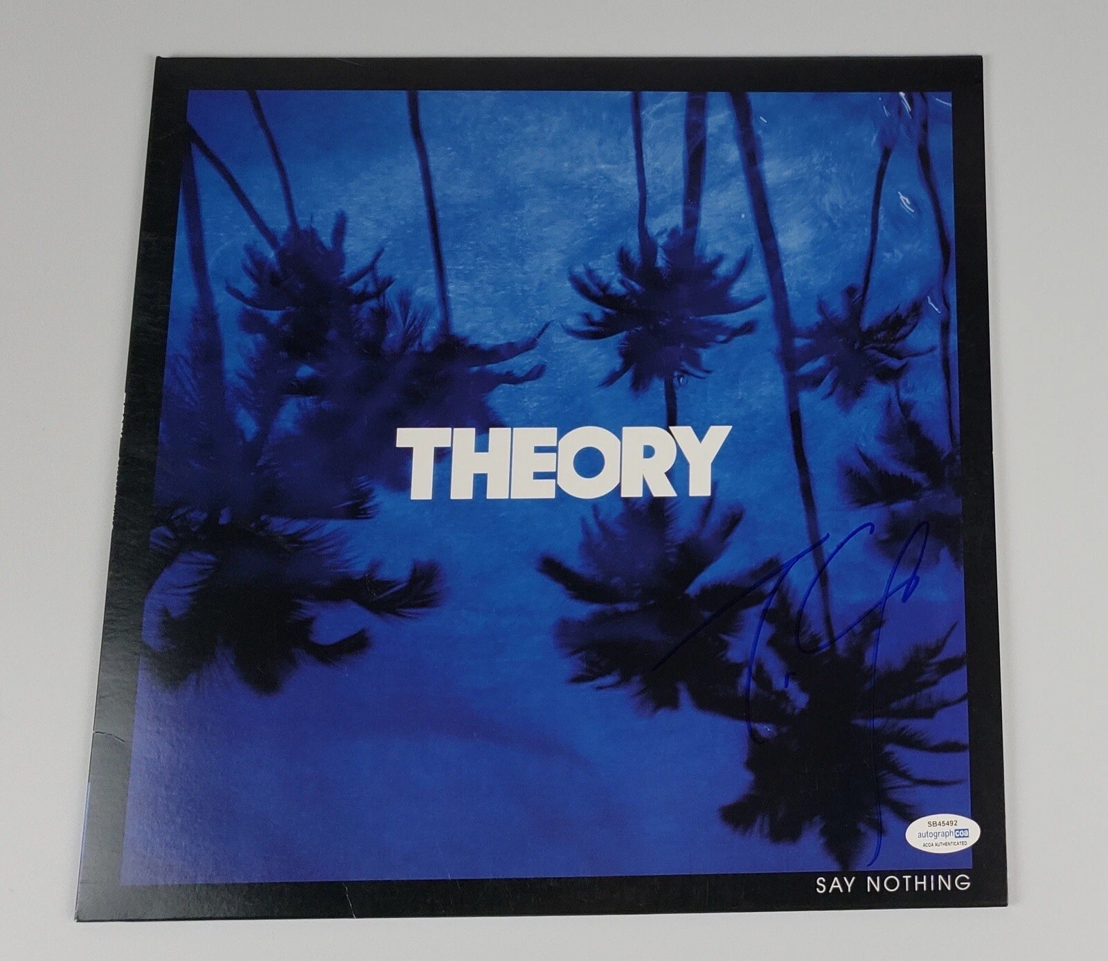 THEORY OF A DEADMAN TYLER CONNOLLY SIGNED AUTOGRAPH VINYL ALBUM SAY NOTHING ACOA