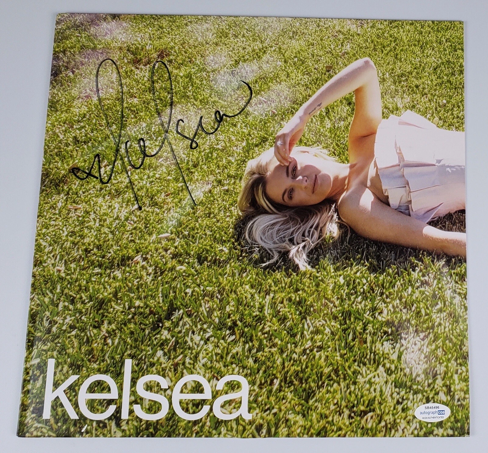 KELSEA BALLERINI SIGNED AUTOGRAPH VINYL ALBUM ACOA COUNTRY STAR