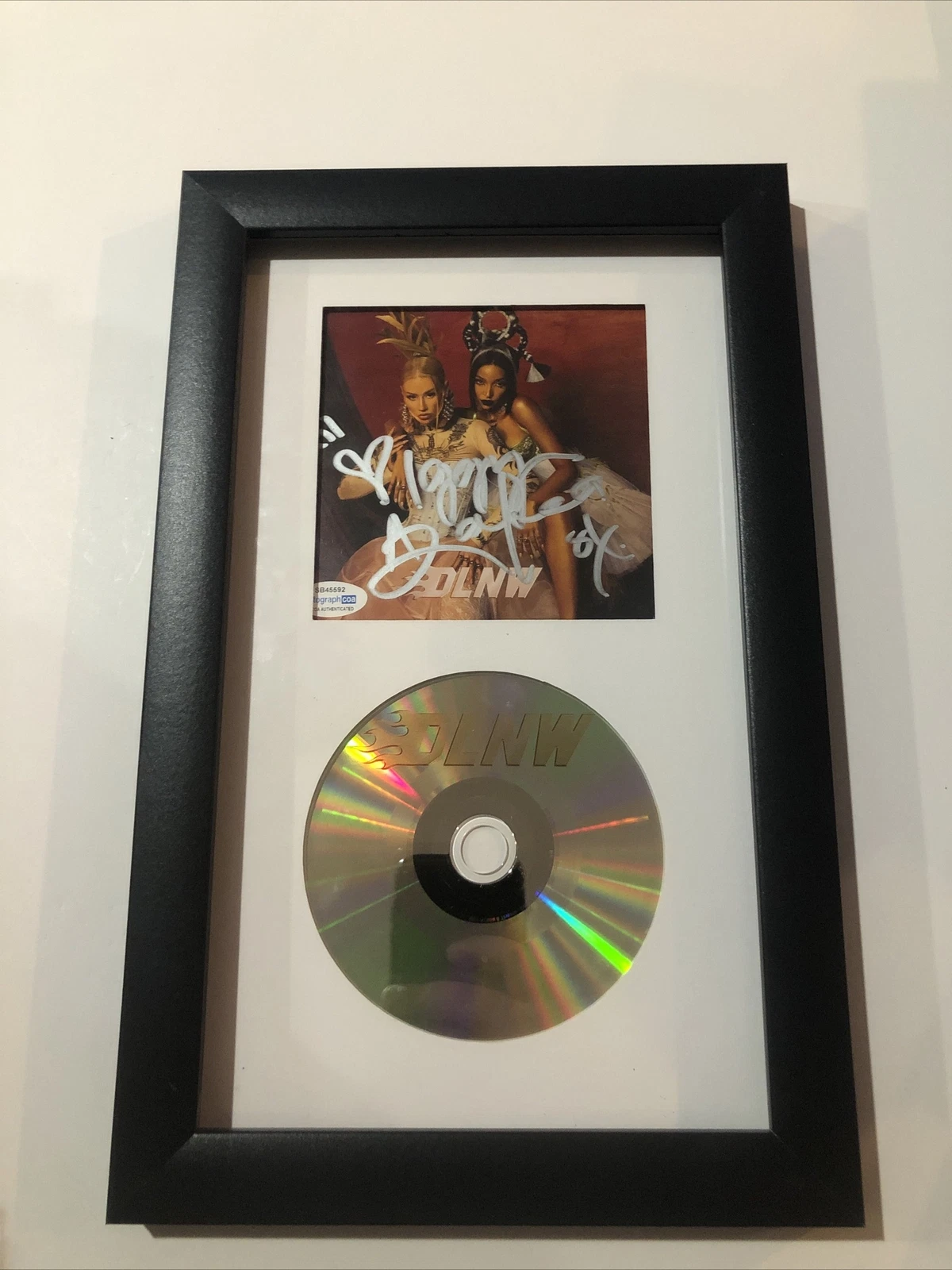 IGGY AZALEA SIGNED AUTOGRAPH FRAMED CD DISPLAY DLNW ACOA COA HOT RAP