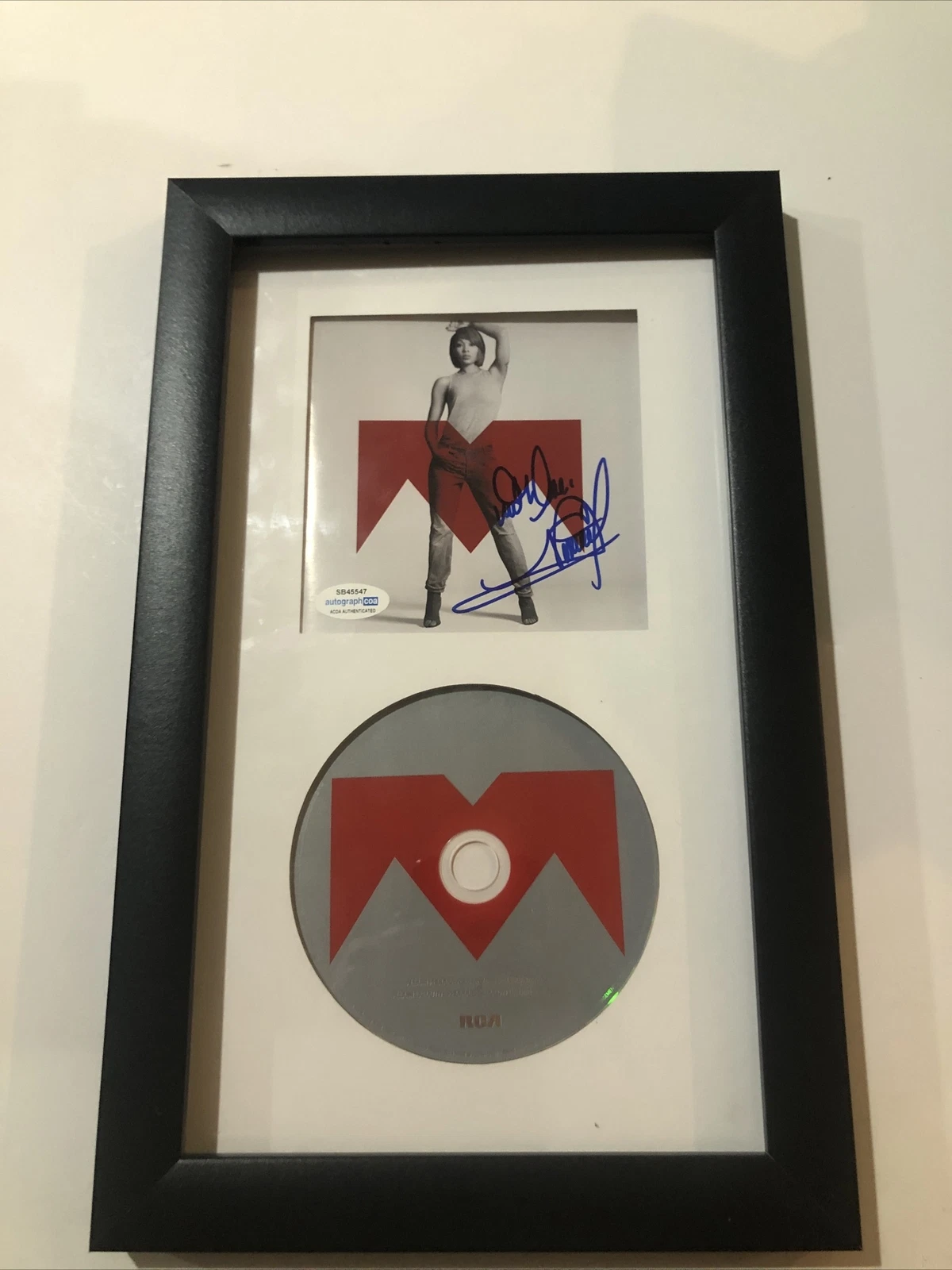 MONICA CODE RED SIGNED AUTOGRAPH FRAMED CD DISPLAY ACOA R&B