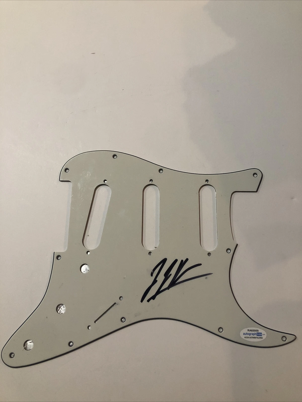 JESSE JAMES DUPREE JACKYL SIGNED AUTOGRAPH STRAT ELECTRIC PICKGUARD GUITAR ACOA