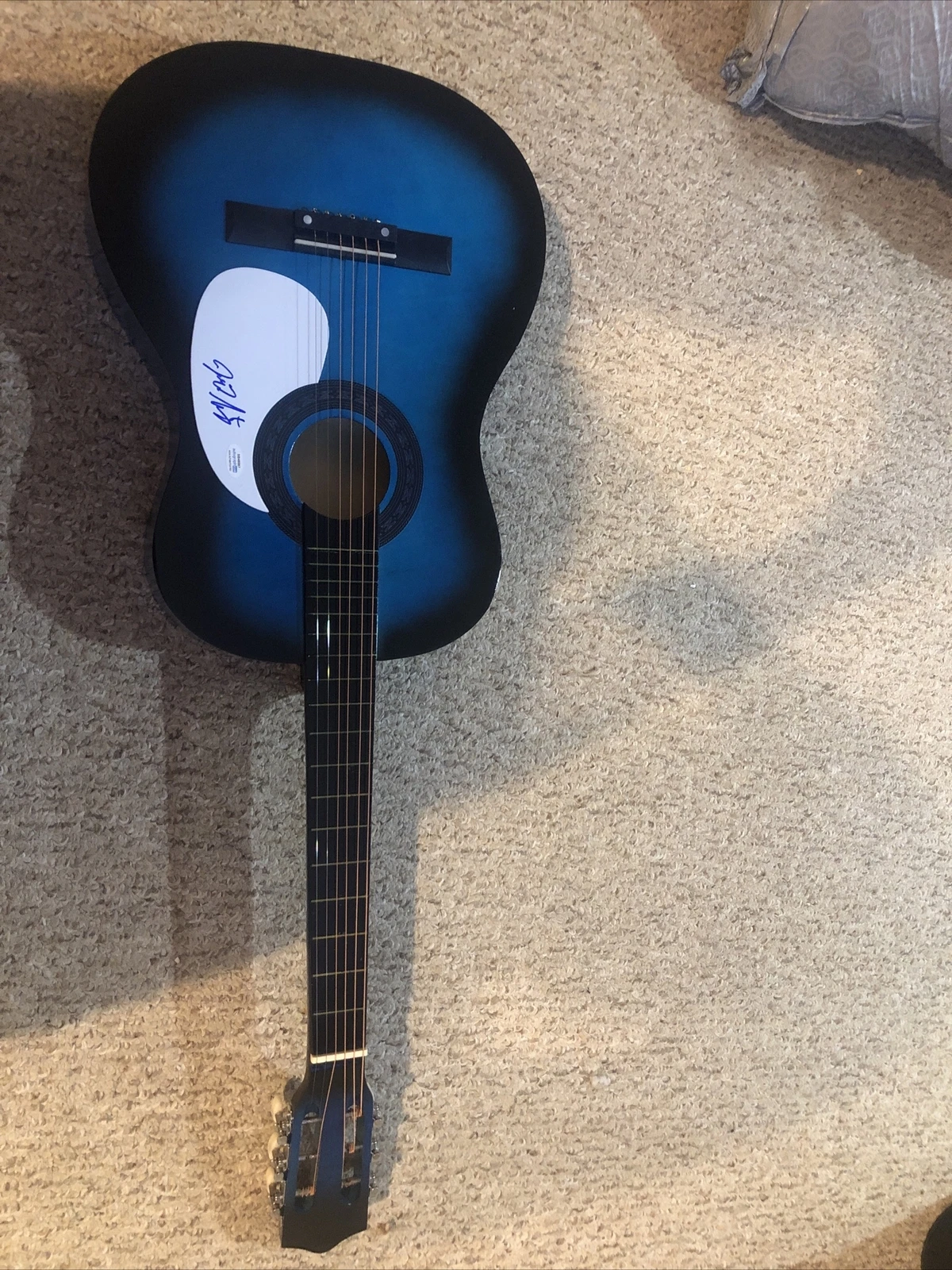 JD SIMO SIGNED AUTOGRAPH 38” ACOUSTIC GUITAR ACOA COA ROCK BLUES