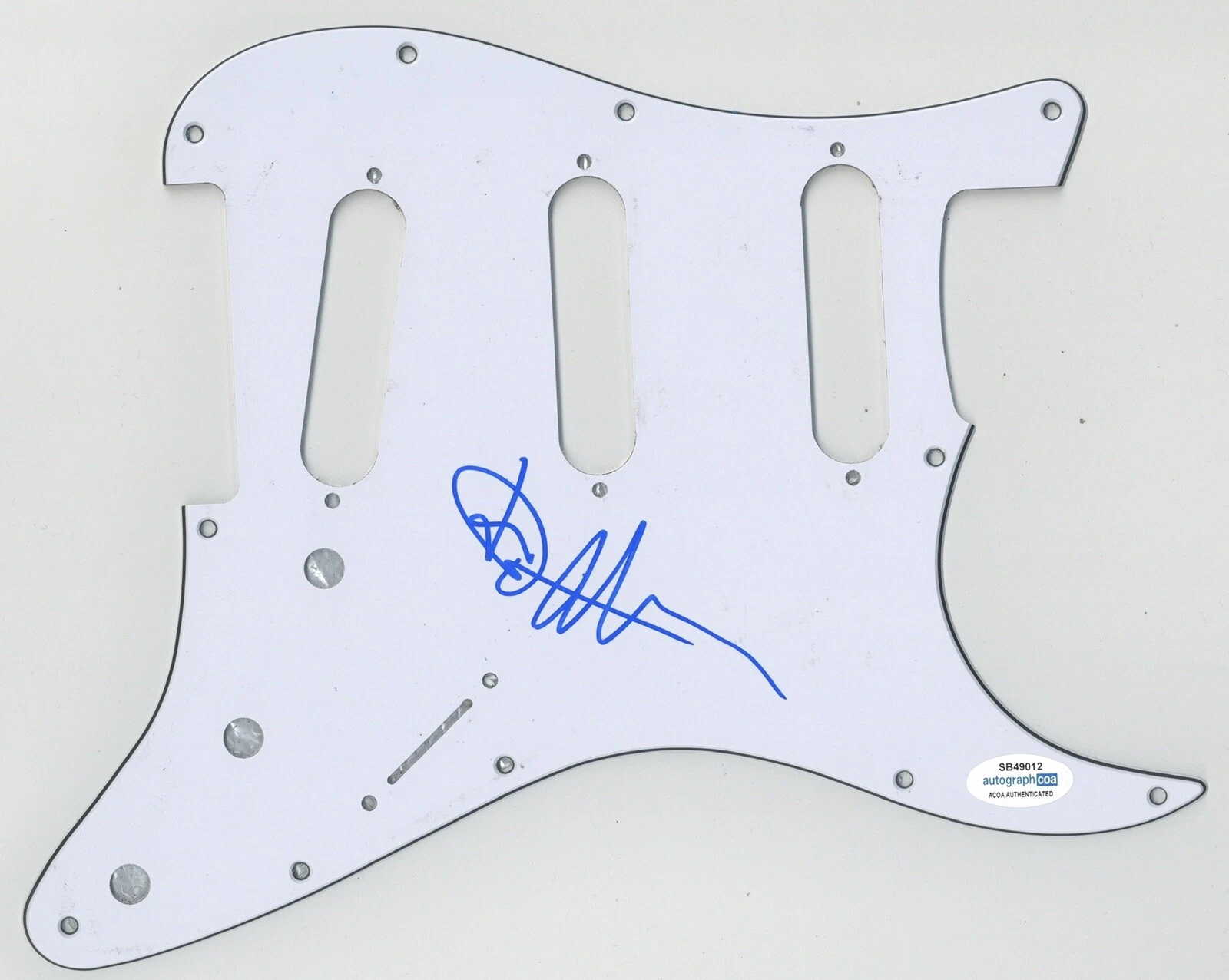 DEVON ALLMAN SIGNED AUTOGRAPH STRAT ELECTRIC PICKGUARD ACOA COA
