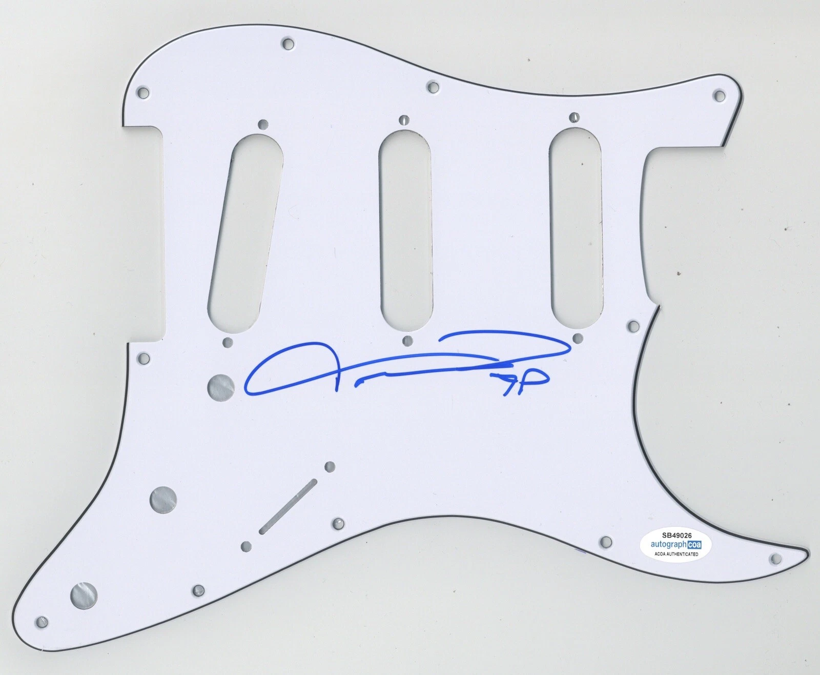 TAIME DOWNE FASTER PUSSYCAT SIGNED AUTOGRAPH STRAT PICKGUARD ACOA GUITAR