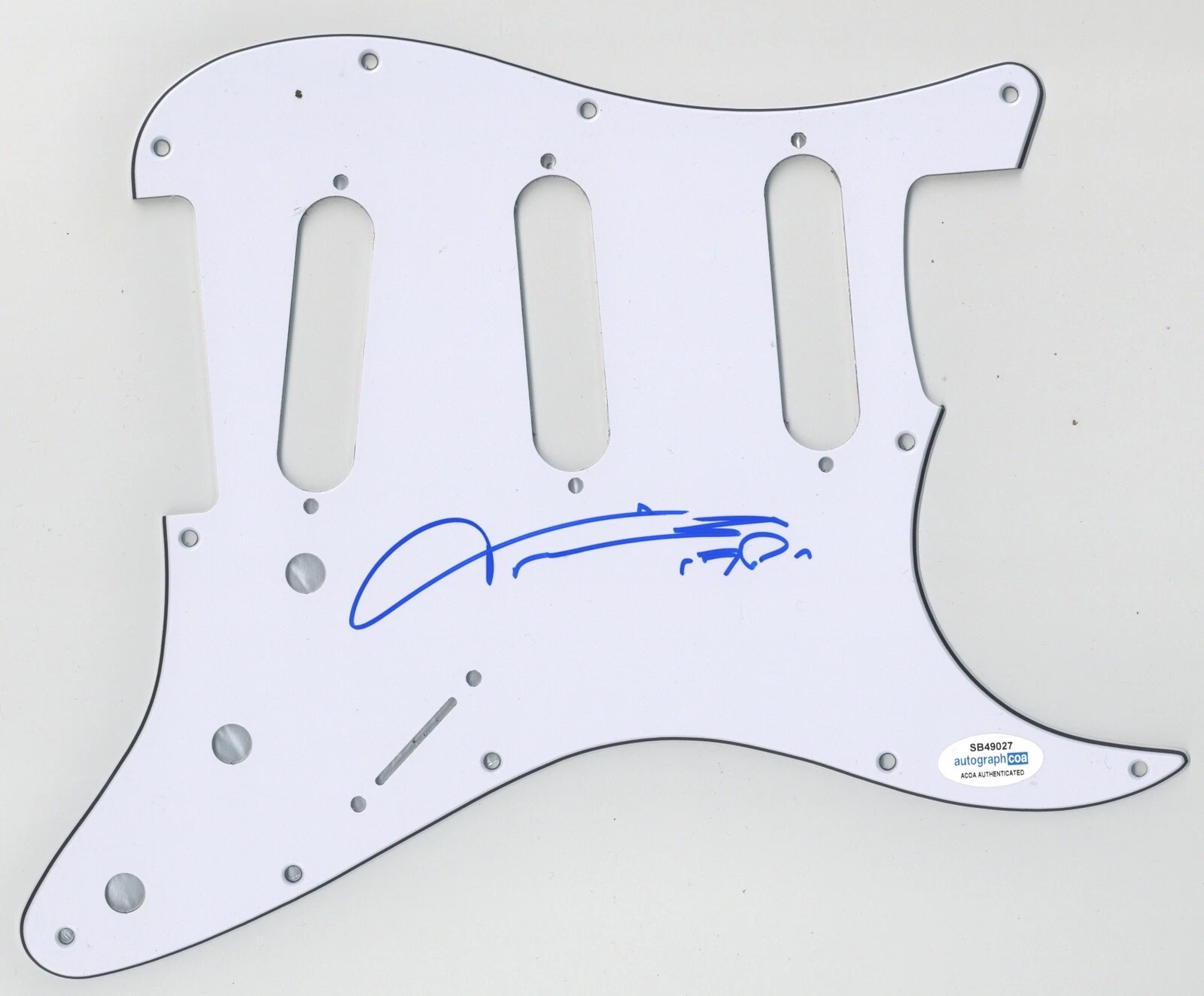 TAIME DOWNE FASTER PUSSYCAT SIGNED AUTOGRAPH STRAT PICKGUARD ACOA GUITAR