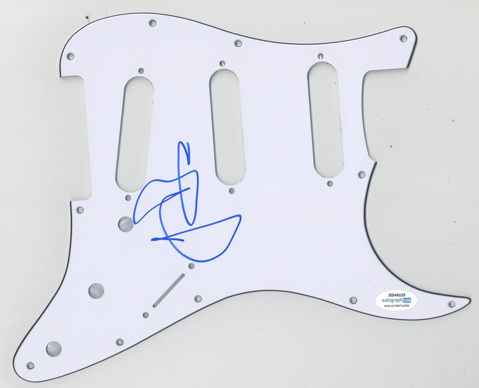 JON B SIGNED AUTOGRAPH STRAT GUITAR PICKGUARD ACOA ARE YOU STILL DOWN