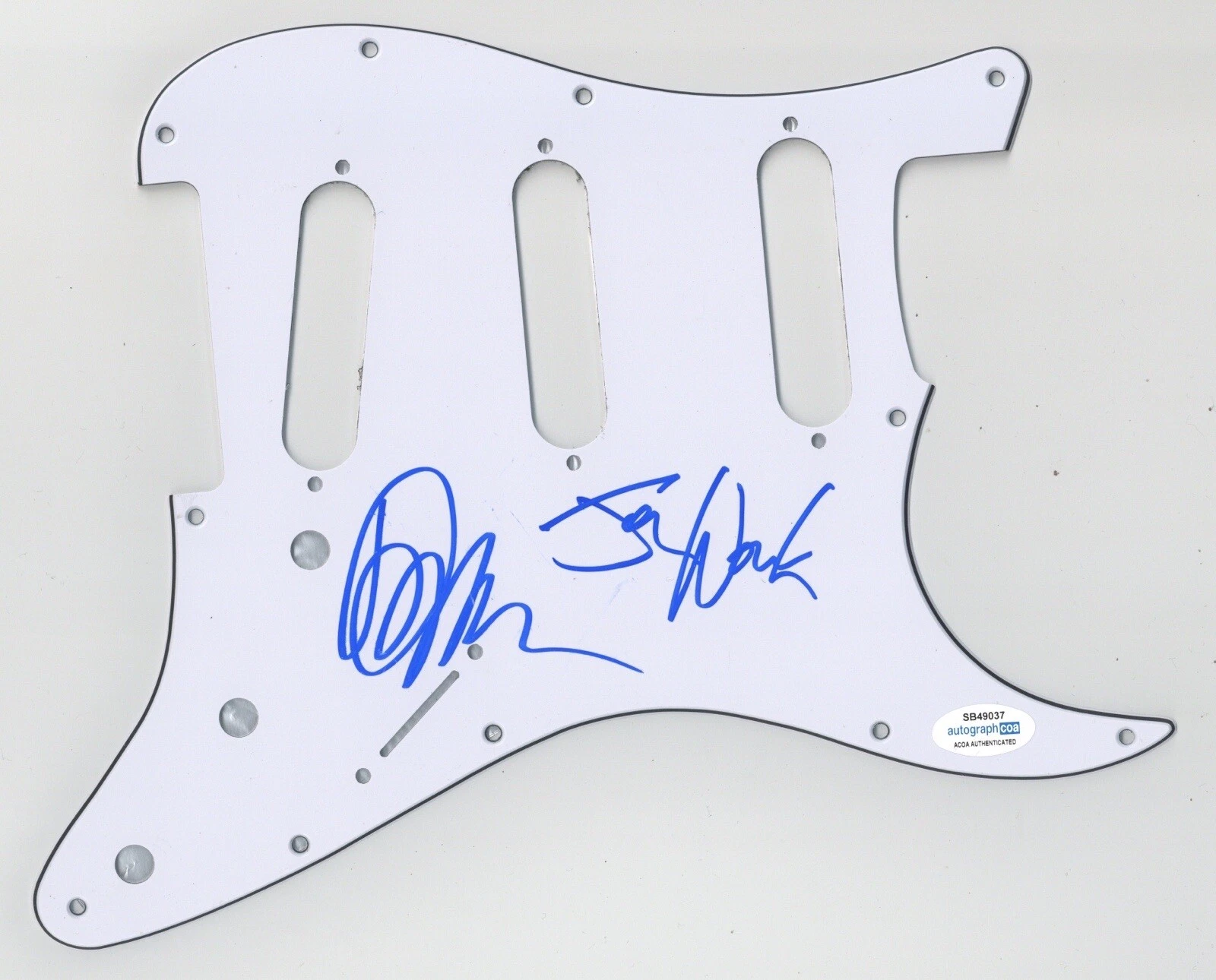 MARCY PLAYGROUND SIGNED AUTOGRAPH STRAT GUITAR PICKGUARD ACOA WOZNIAK KEEFE