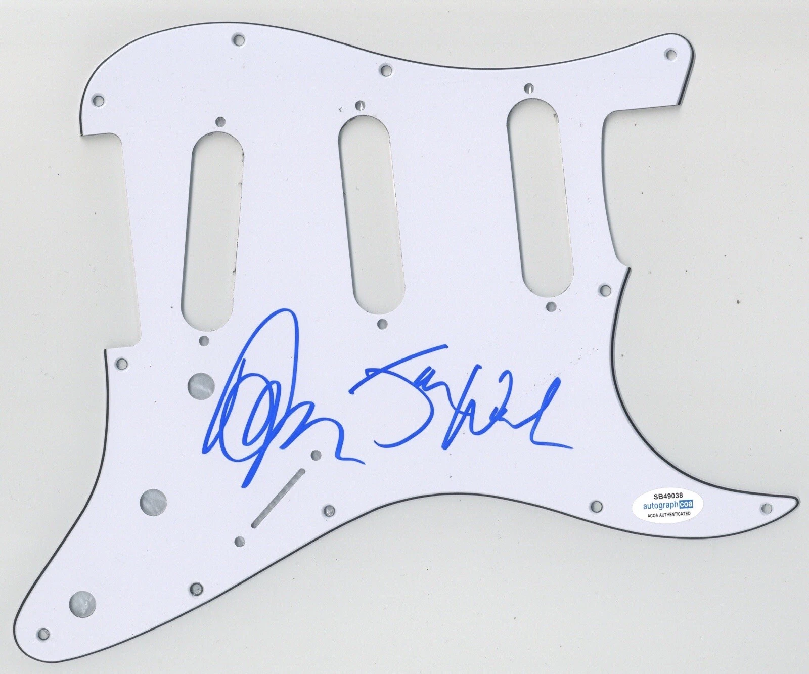 MARCY PLAYGROUND SIGNED AUTOGRAPH STRAT GUITAR PICKGUARD ACOA WOZNIAK KEEFE