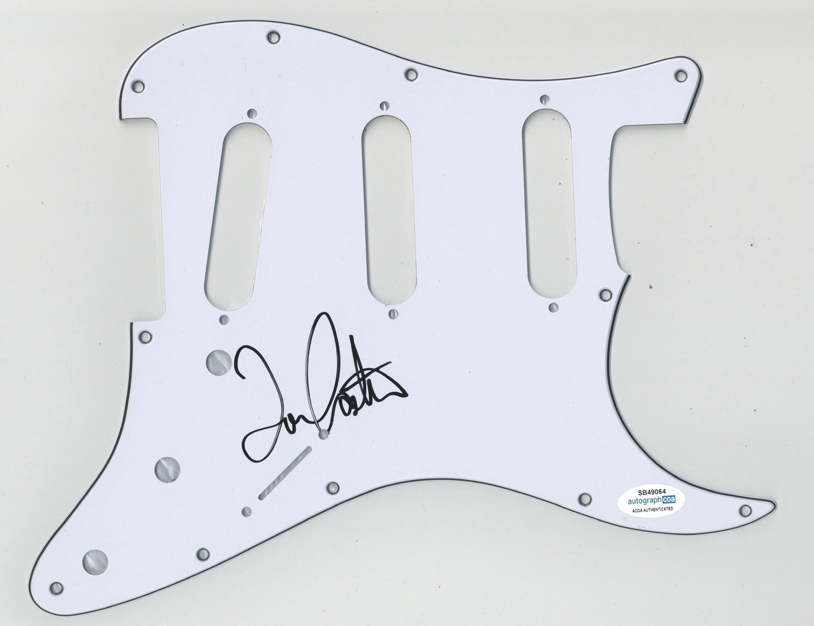TOMMY CASTRO SIGNED AUTOGRAPH STRAT GUITAR PICKGUARD ACOA BLUES LUCKY IN LOVE