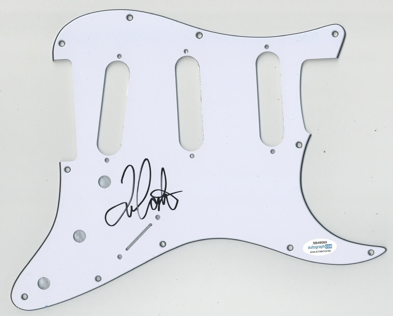 TOMMY CASTRO SIGNED AUTOGRAPH STRAT GUITAR PICKGUARD ACOA BLUES LUCKY IN LOVE