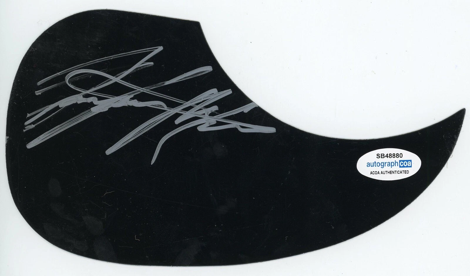 TAYLOR MCCALL SIGNED AUTOGRAPH ACOUSTIC GUITAR PICKGUARD ACOA COUNTRY STAR