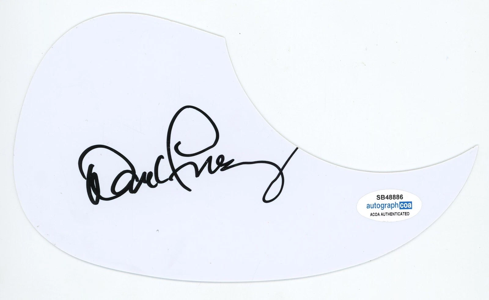 DAVID FREIBERG JEFFERSON AIRPLANE STARSHIP SIGNED AUTOGRAPH ACOUSTIC GUARD ACOA
