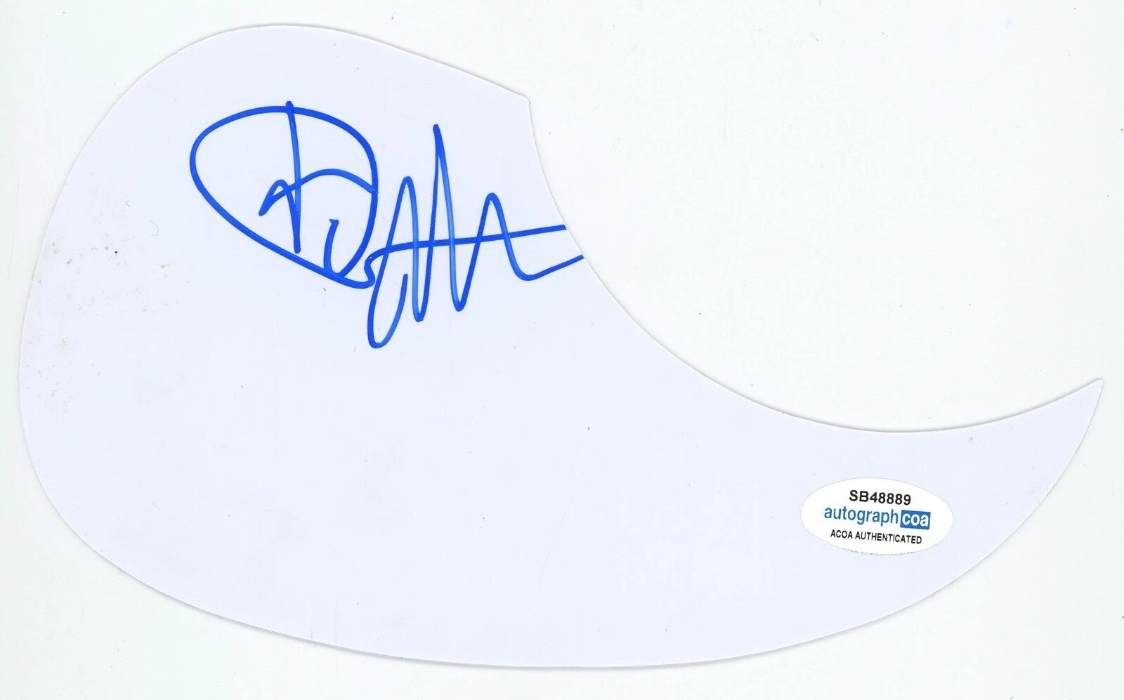 DEVON ALLMAN SIGNED AUTOGRAPH ACOUSTIC GUITAR PICKGUARD ACOA BLUES ROCK