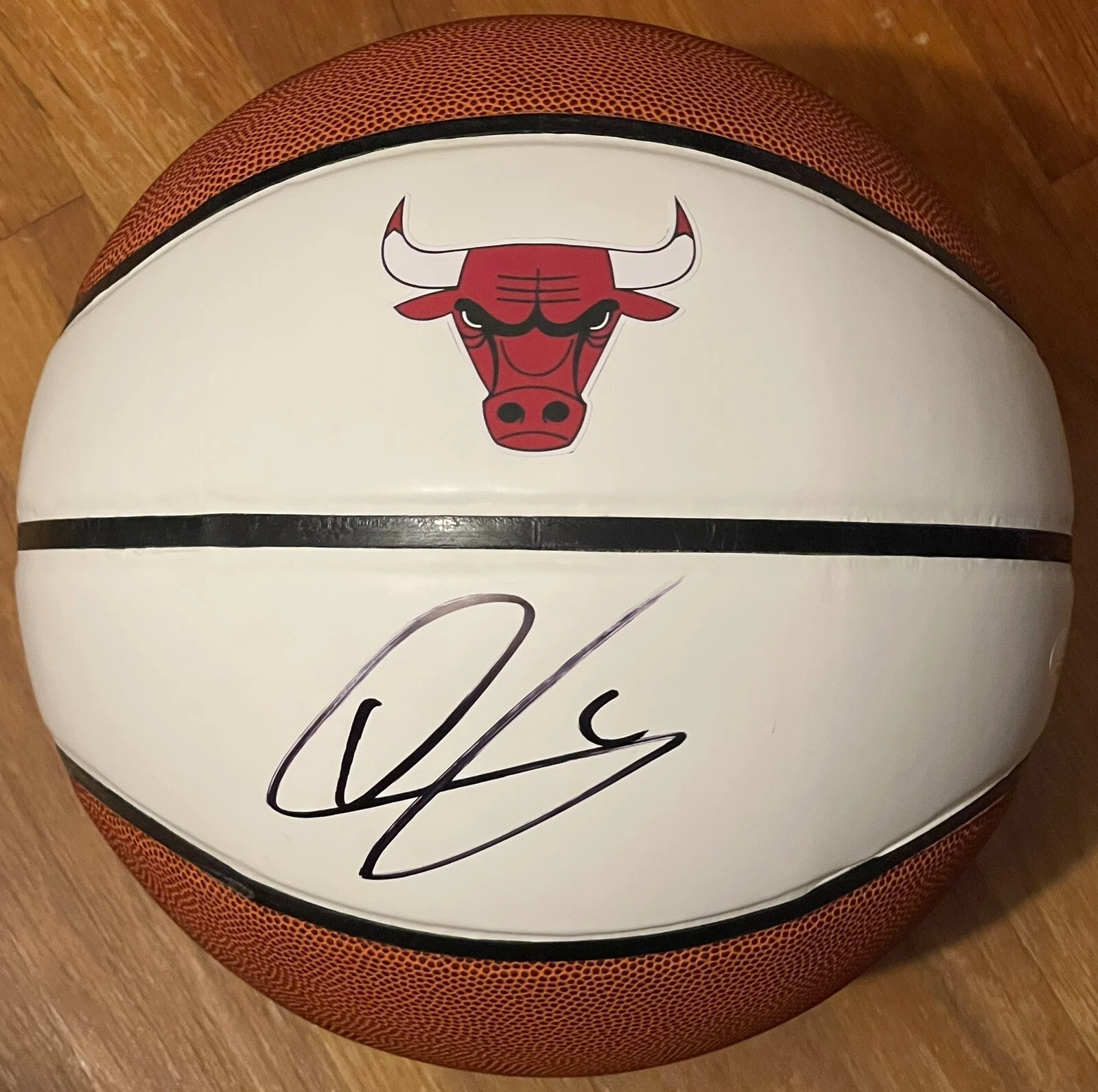DeMar Derozan Signed Autographed Chicago Bulls Logo Basketball JSA COA