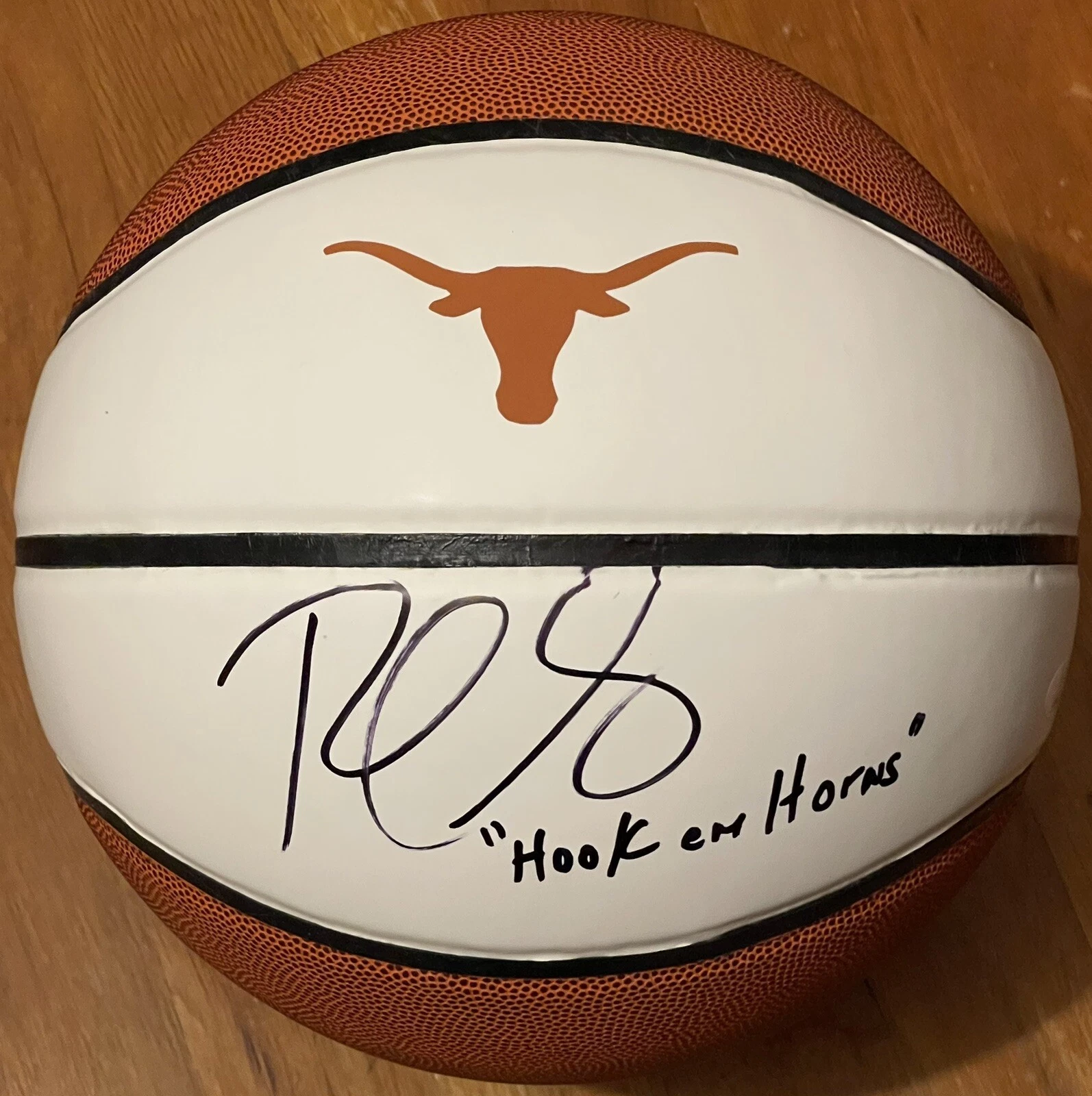 Royal Ivey Signed Autographed Texas Longhorns Logo basketball JSA