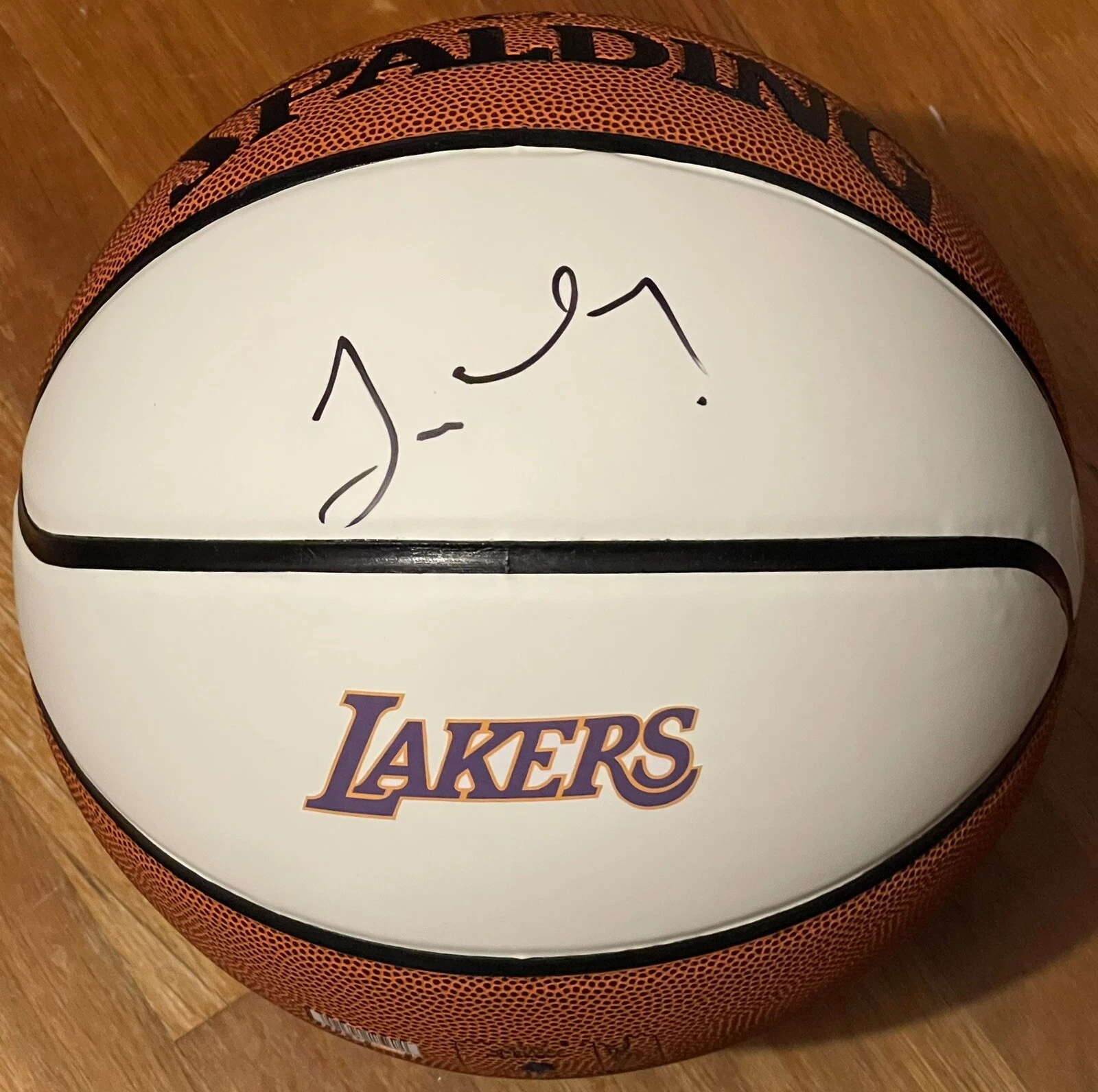 James Worthy Signed Autographed Los Angeles Lakers Logo Basketball Big Game JSA