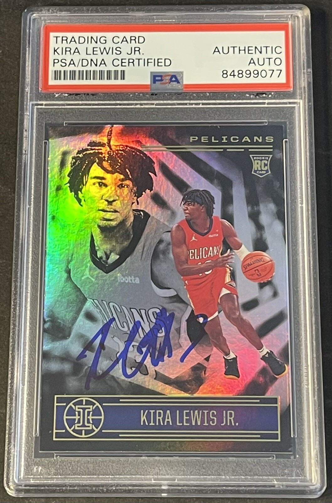 Kira Lewis Jr 2019/2020 Illusions Chronicles Signed Rookie Card PSA/DNA Slab