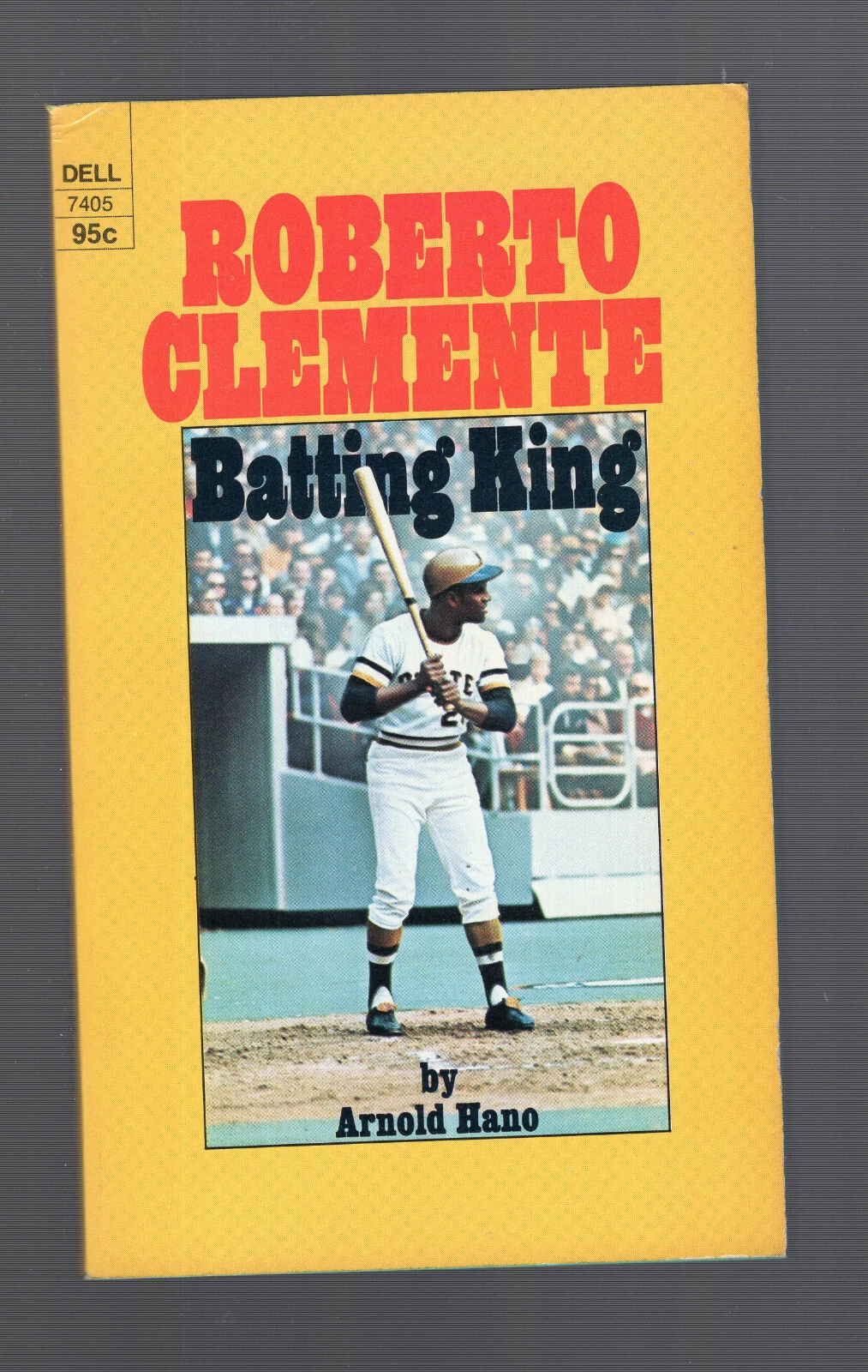 ROBERTO CLEMENTE BATTING KING PAPERBACK BOOK FROM 1973    RARE+AMAZING CONDITION
