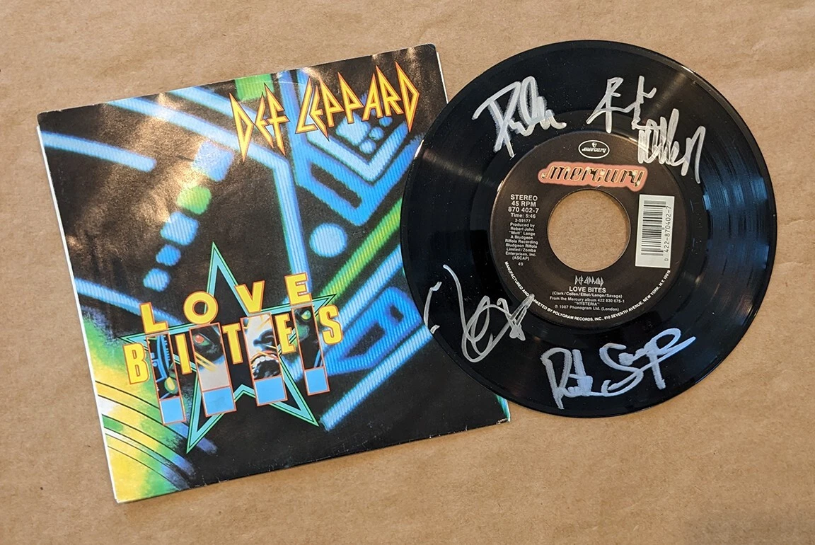Def Leppard SIGNED Love Bites 7