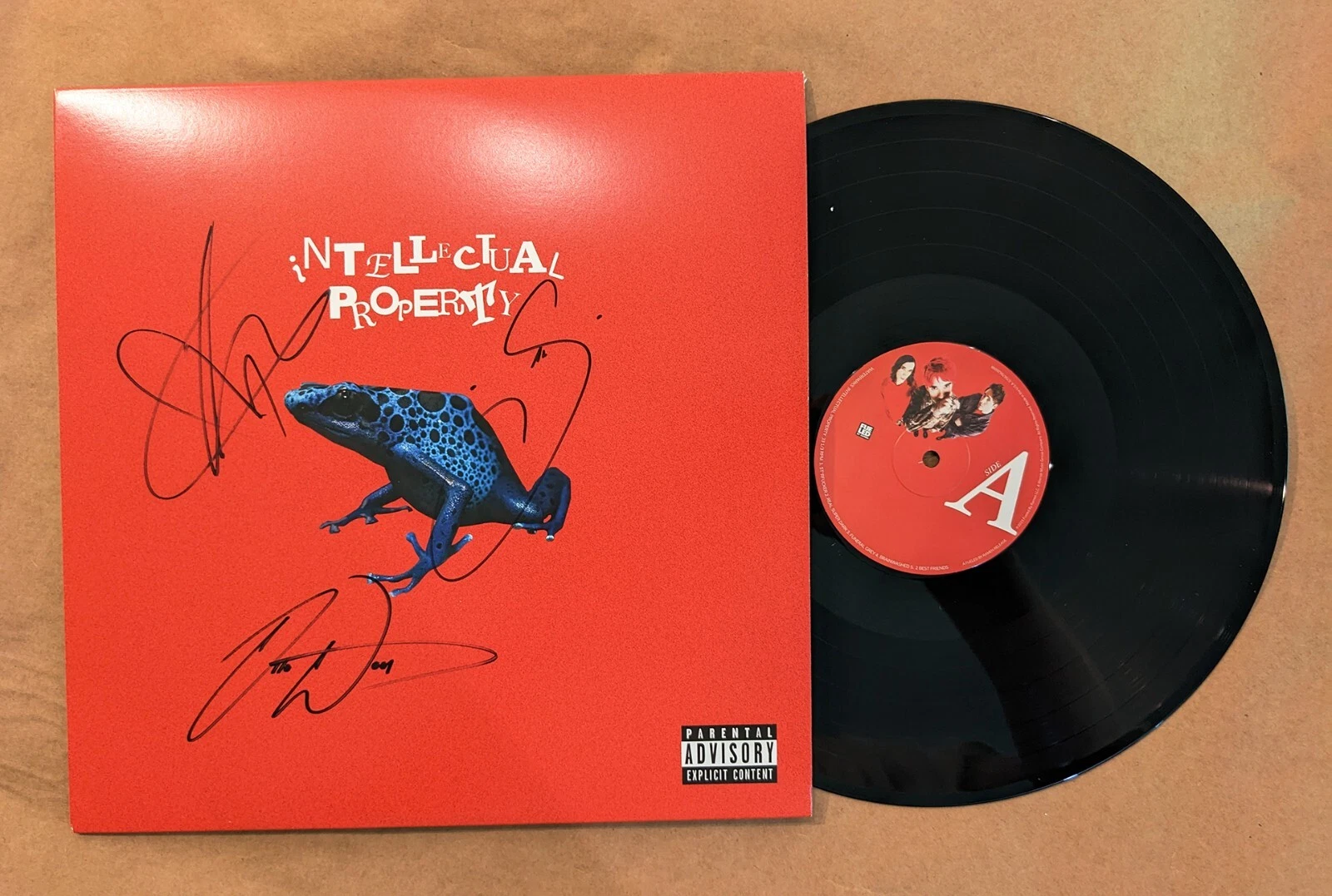 Waterparks SIGNED Intellectual Property Vinyl Record #2 COA Autographed Awsten +