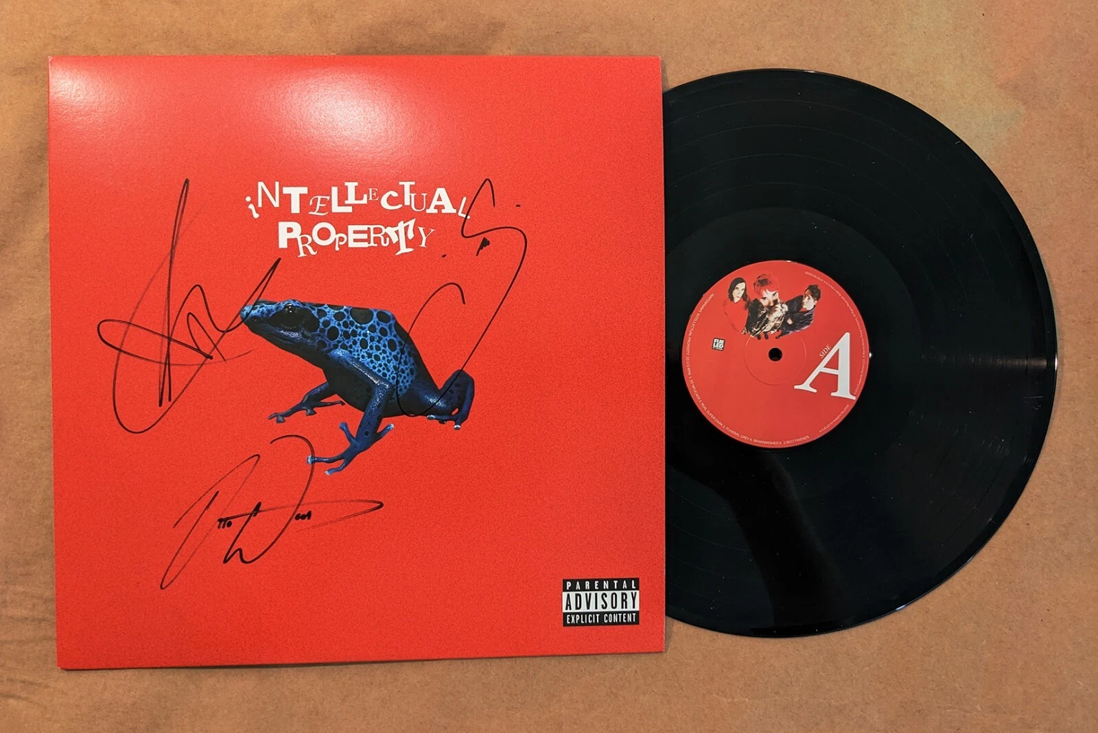 Waterparks SIGNED Intellectual Property Vinyl Record #3 COA Autographed Awsten +
