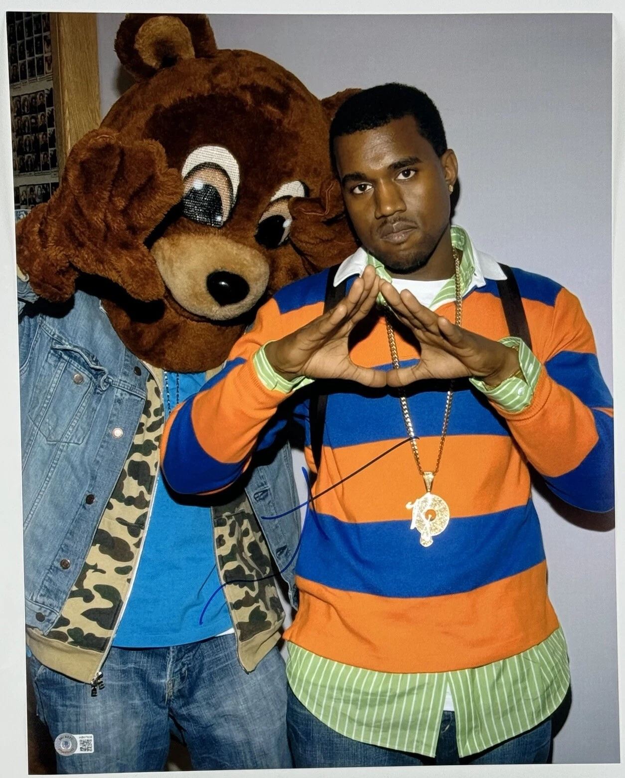 Kanye West Signed Autograph 16x20 Photo Poster Ye Rapper Hip Hop Beckett COA