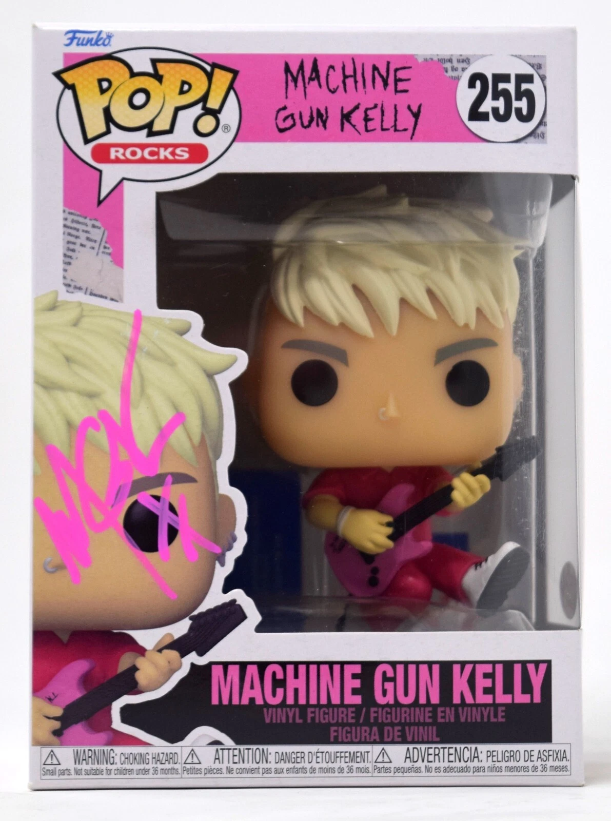 Machine Gun Kelly Signed Funko Pop MGK #255 Autograph PSA/DNA COA