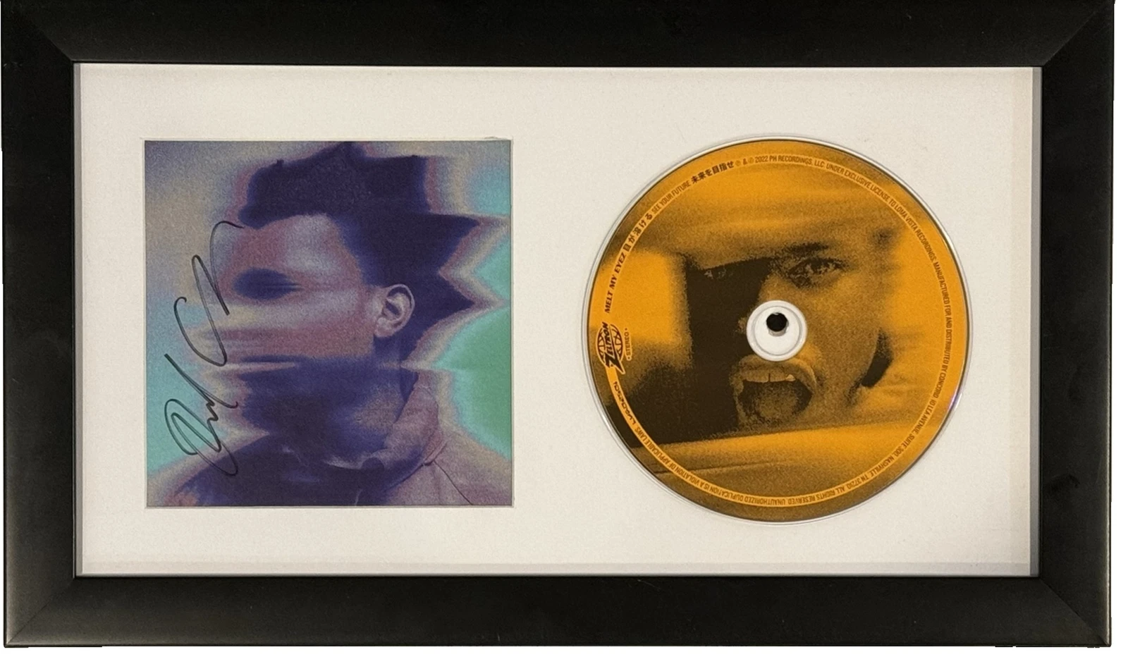 Denzel Curry Signed Autograph Melt My Eyez See Your Future CD Framed Display COA