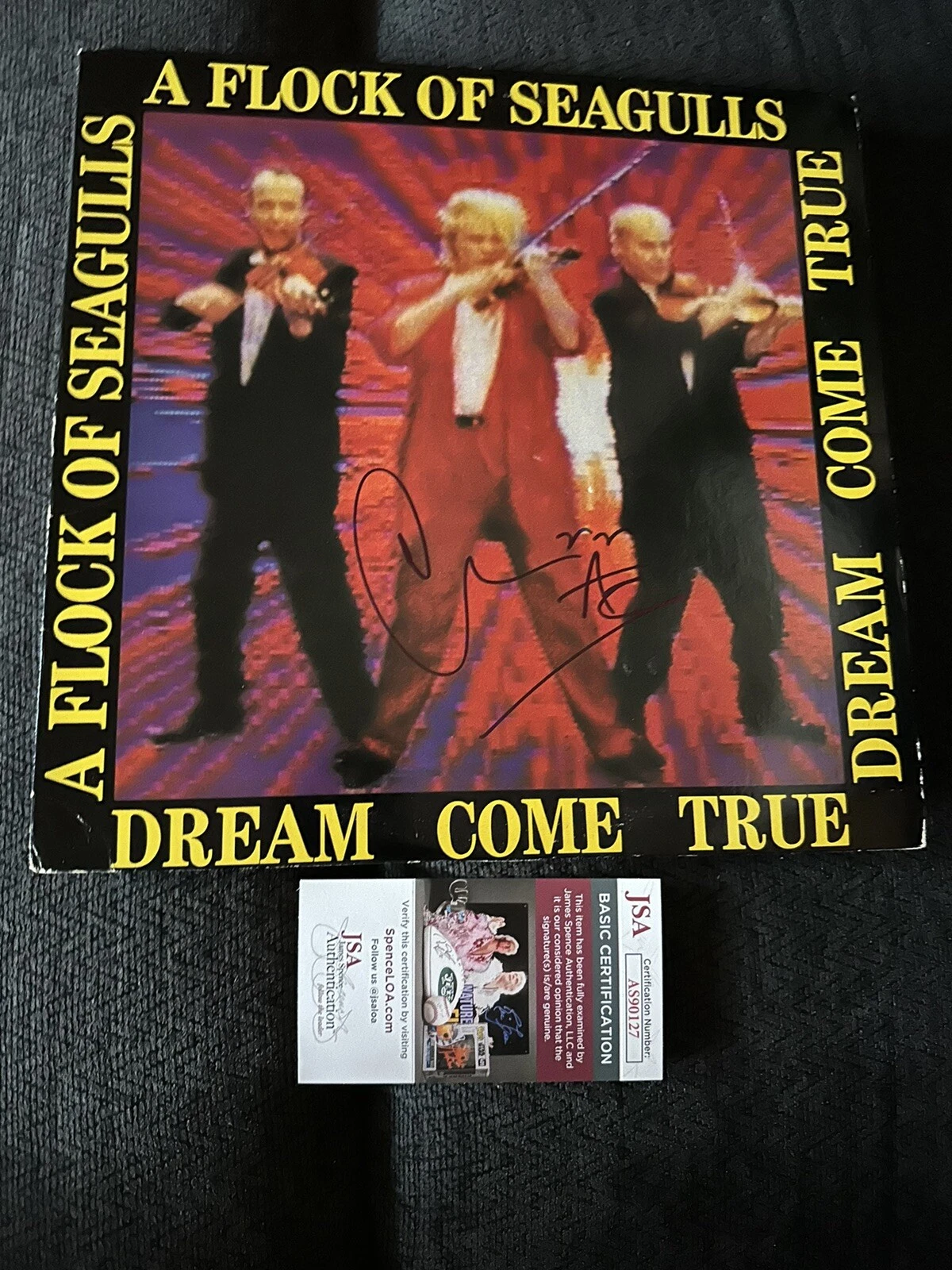 Mike Score SIGNED Vinyl Record ALBUM JSA Authenticated COA A Flock Of Seagulls