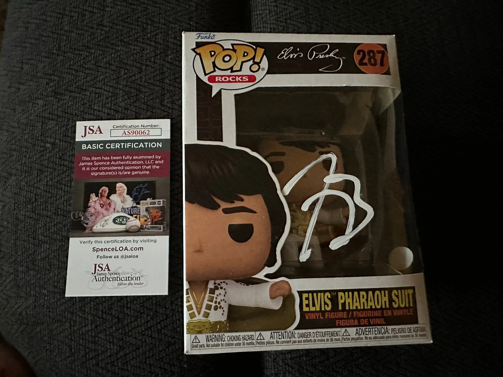 Austin Butler Signed Funko Pop 287 JSA Authenticated COA Elvis Presley Actor