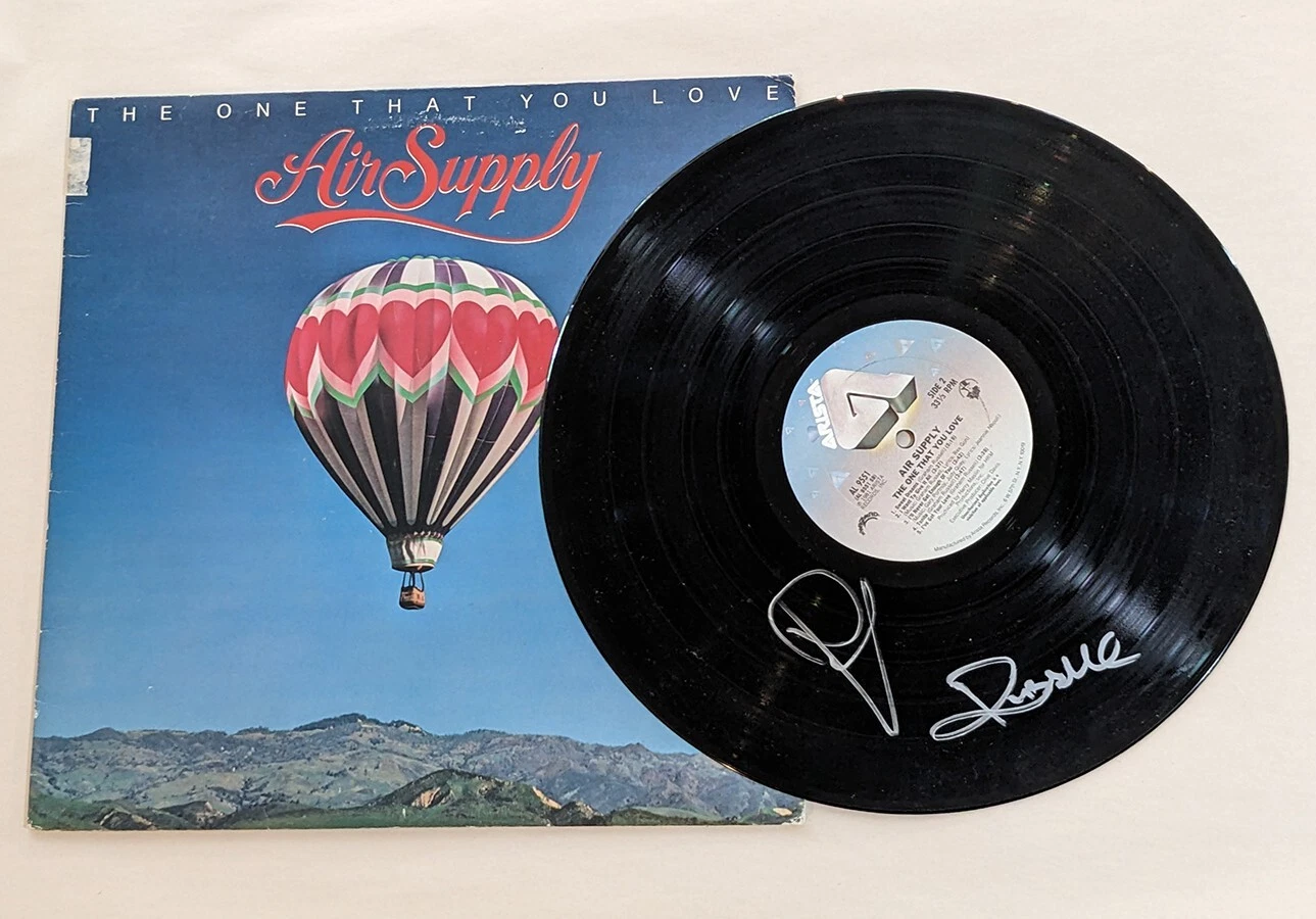 Air Supply REAL hand SIGNED The One That You Love Vinyl Record COA Autographed